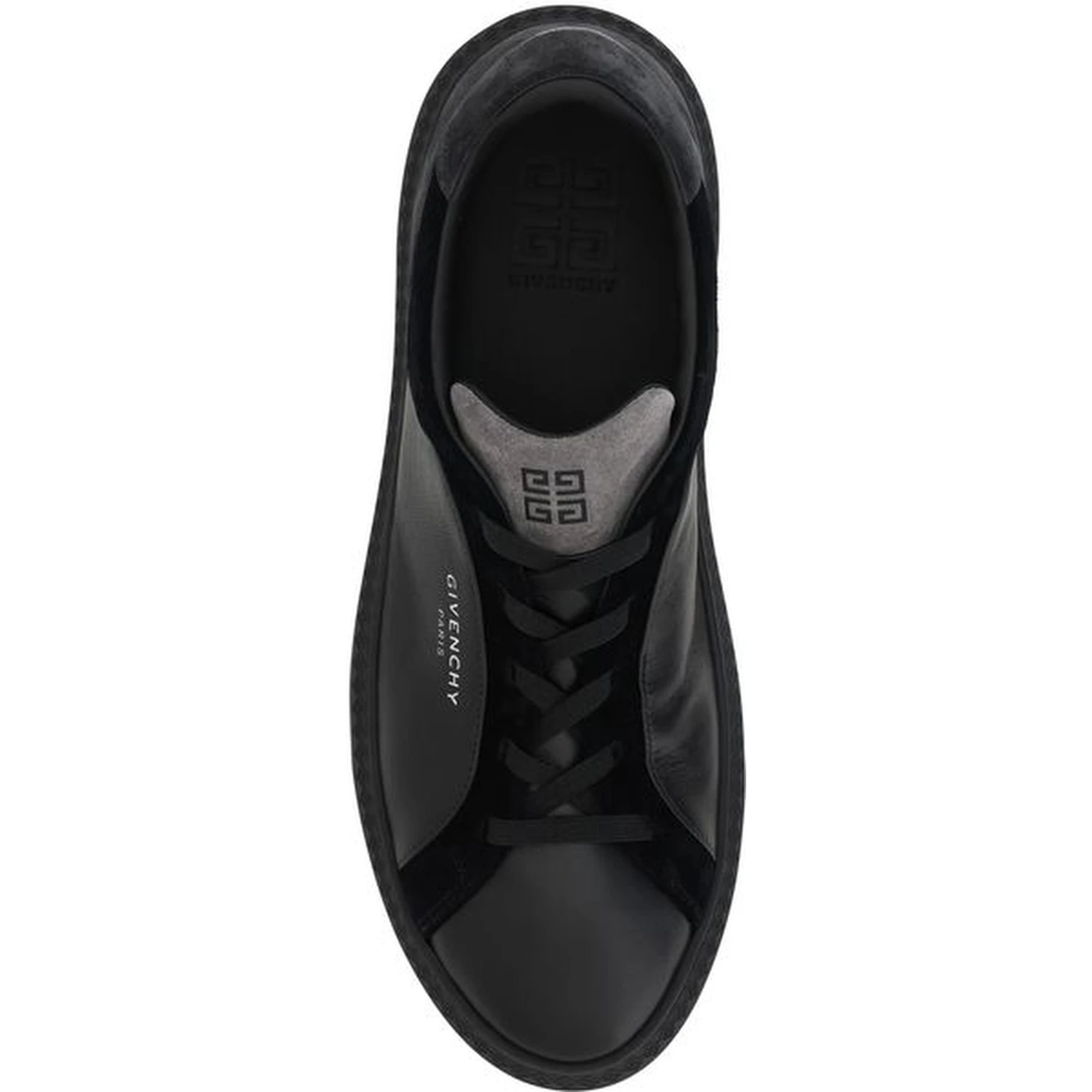 Black Leather G Set Sneakers