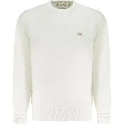White Cotton Men Sweater