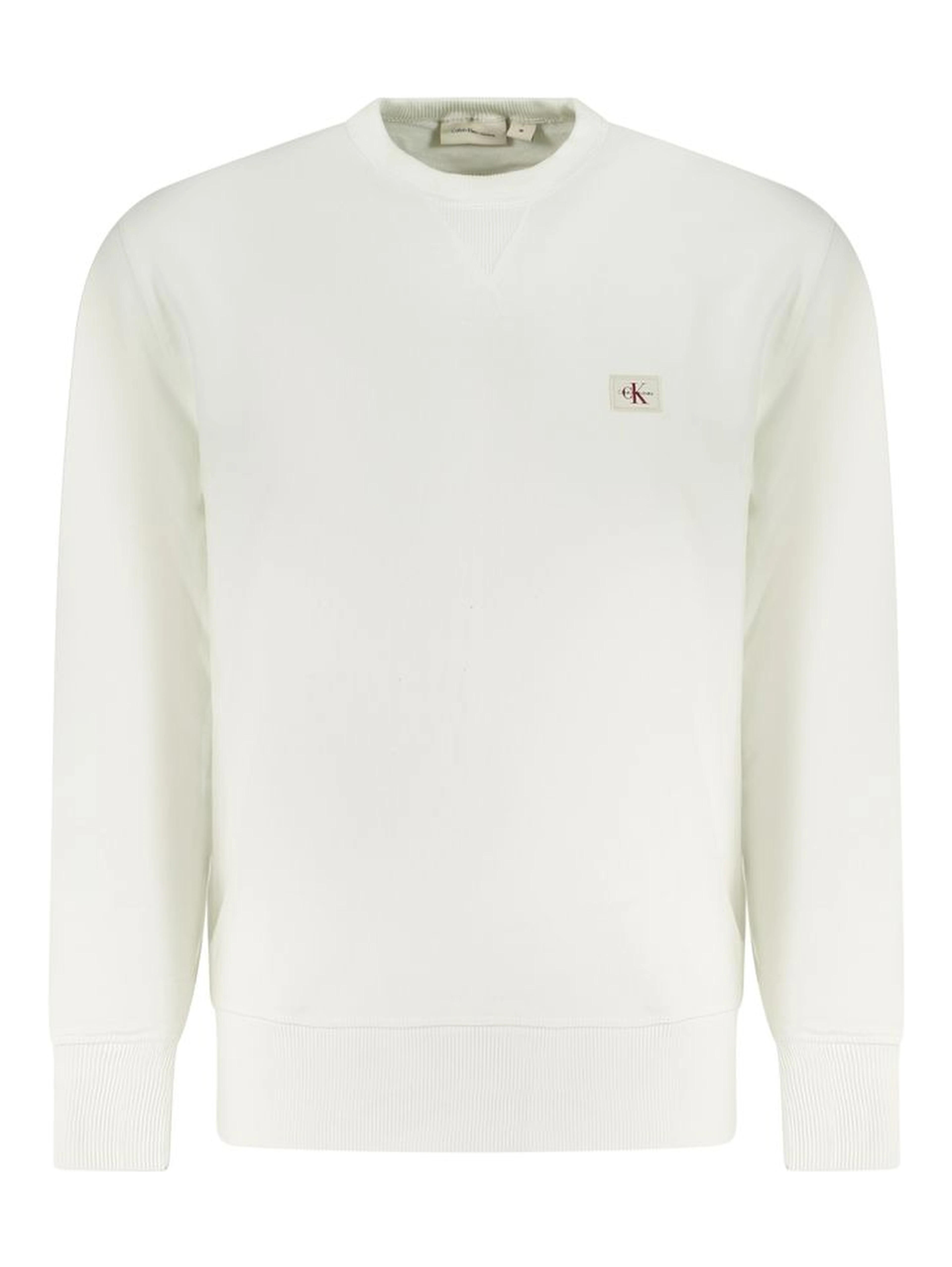 White Cotton Men Sweater