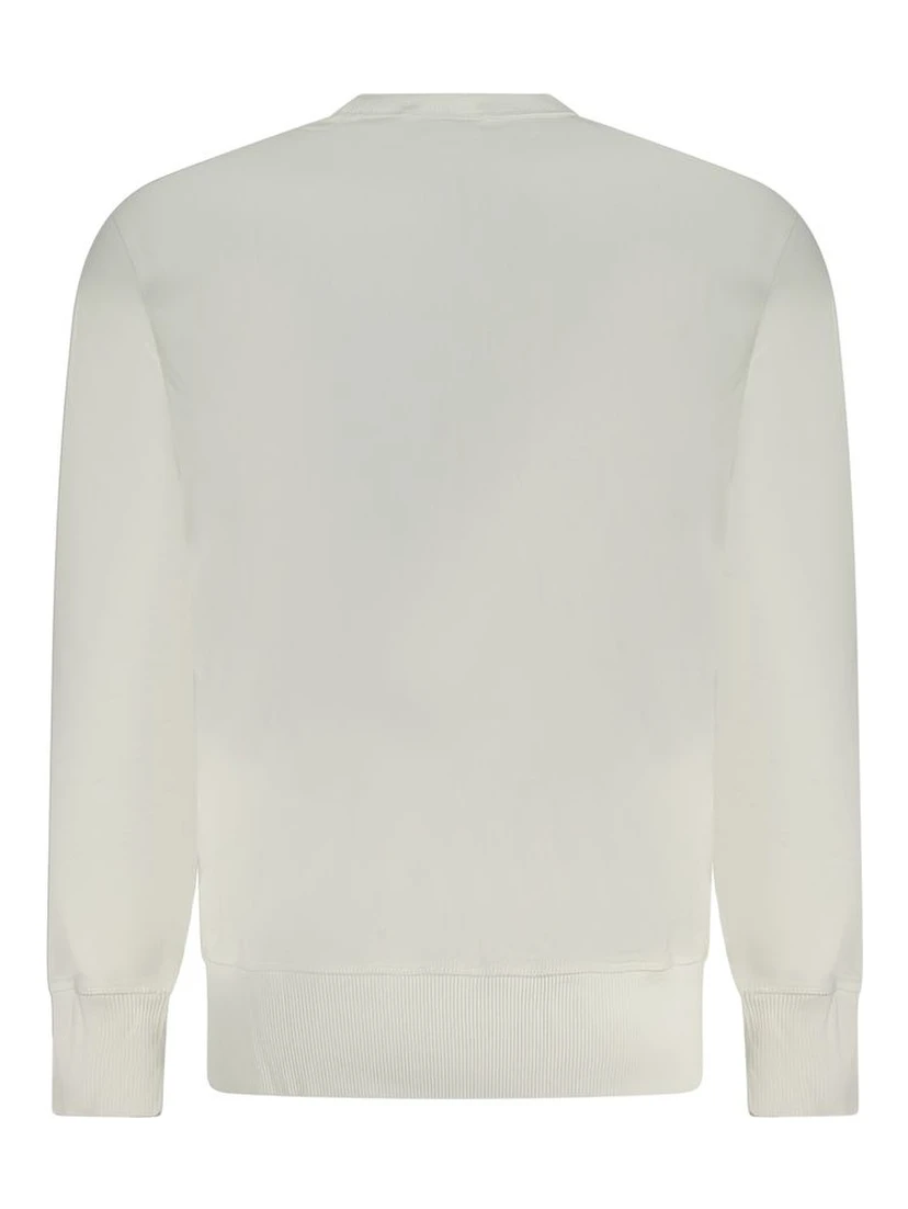 White Cotton Men Sweater