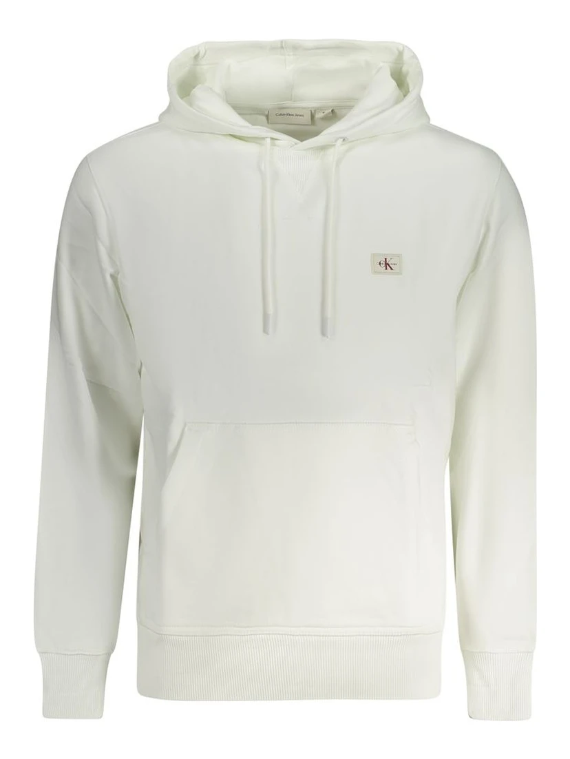 White Cotton Men Sweater