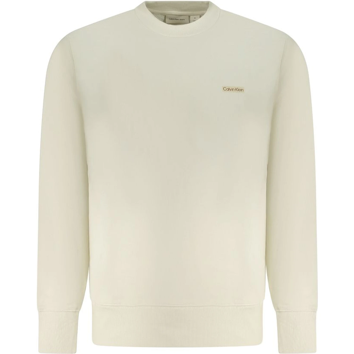 Beige Cotton Men Sweater