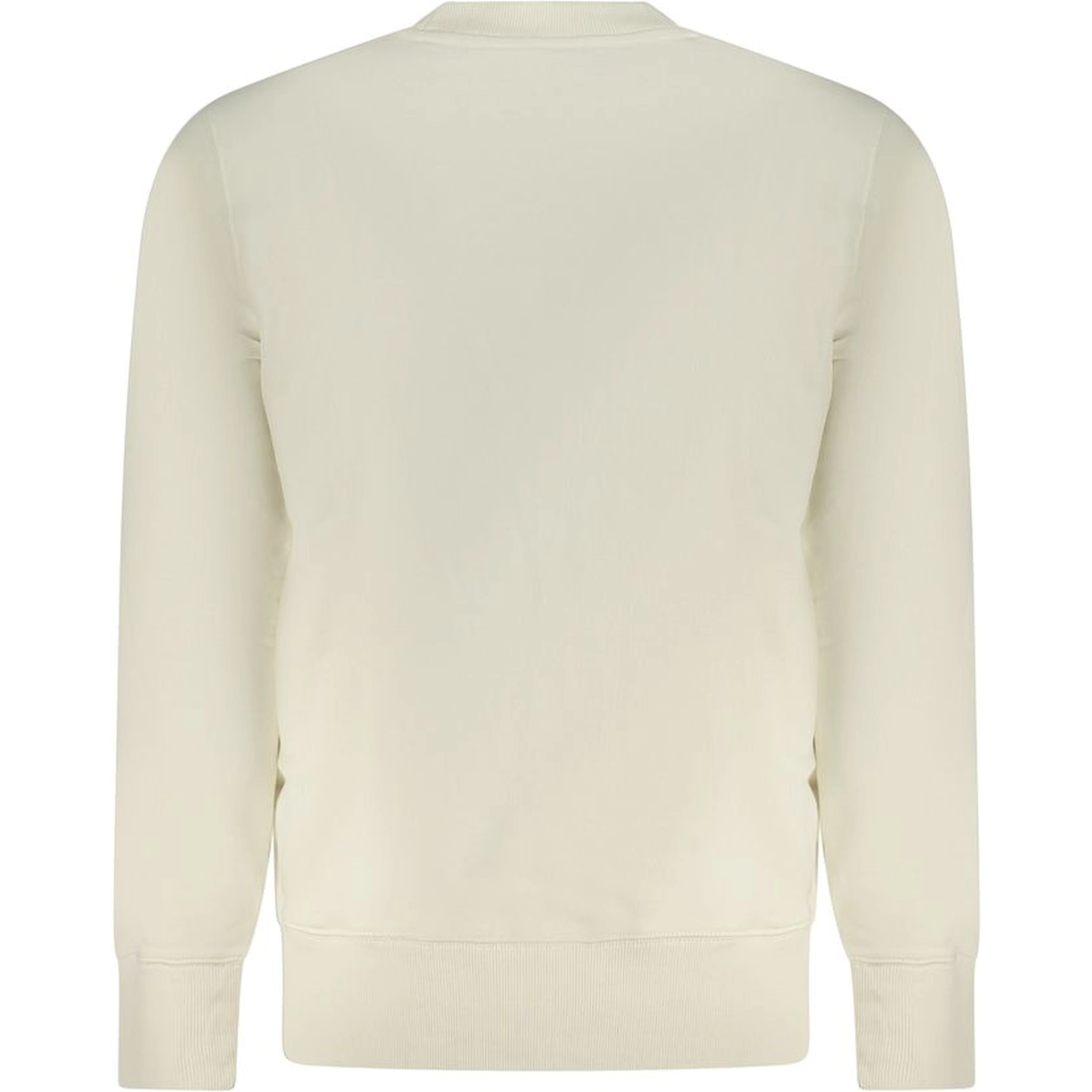 Beige Cotton Men Sweater