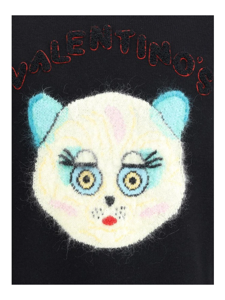 سويت شيرت قطني أسود