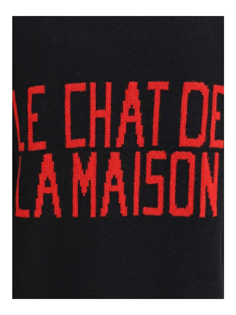 سويت شيرت قطني أسود