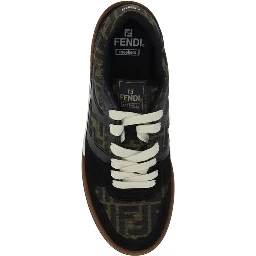 Multicolor Calf Leather Bos Taurus Low Top Sneakers