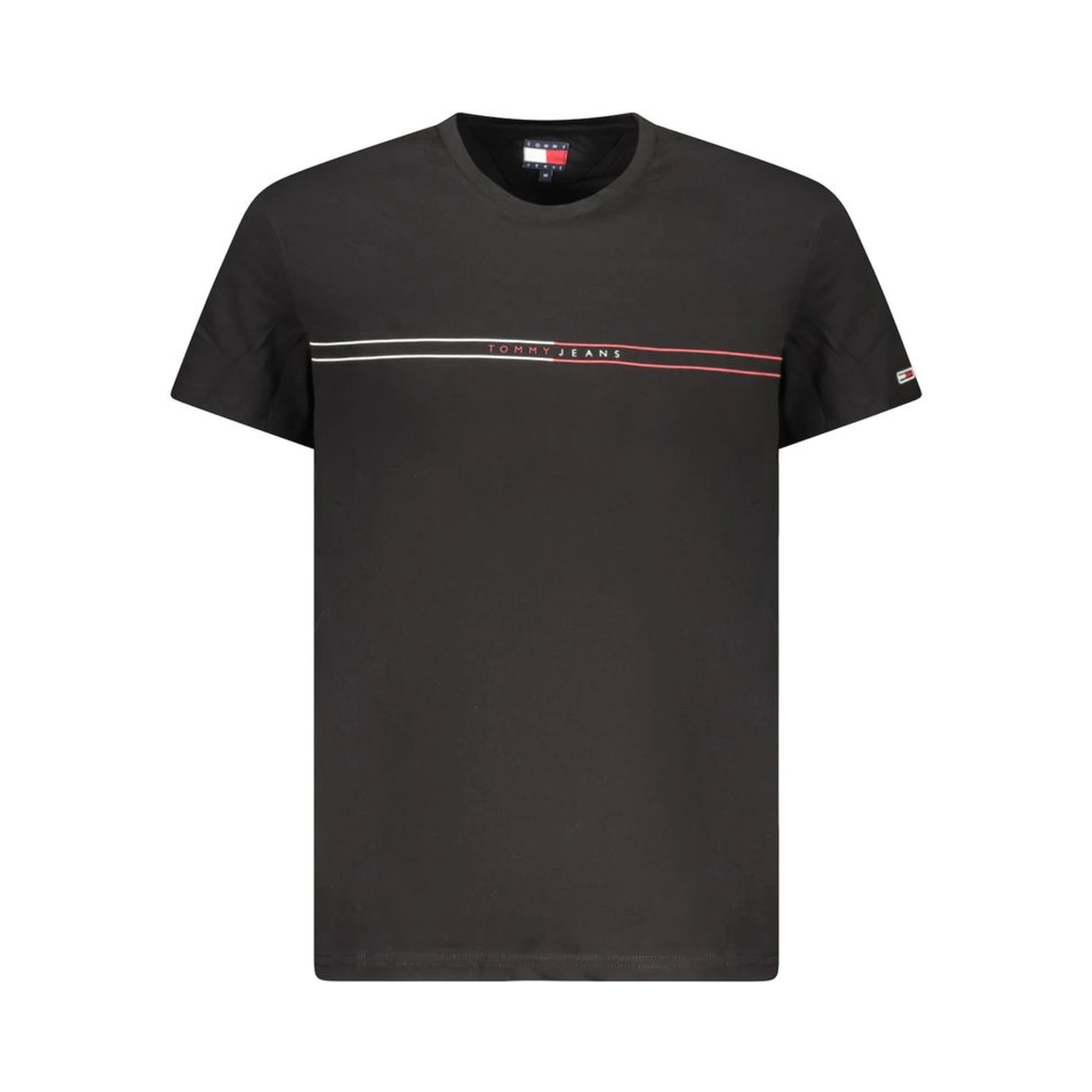 Black Cotton Men T-Shirt