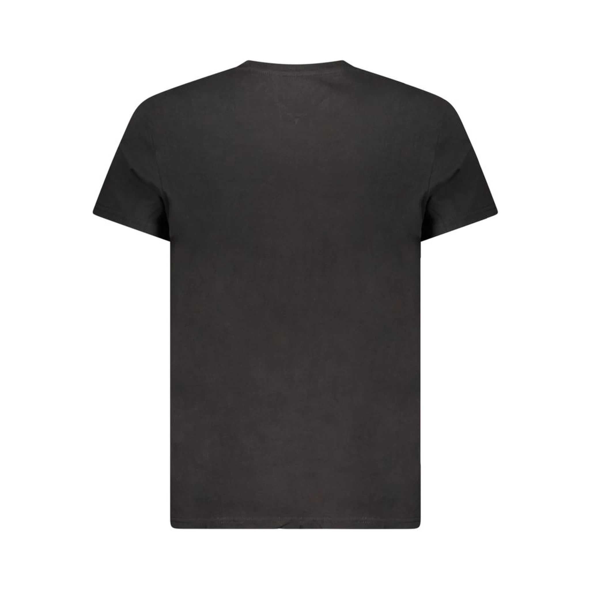 Black Cotton Men T-Shirt
