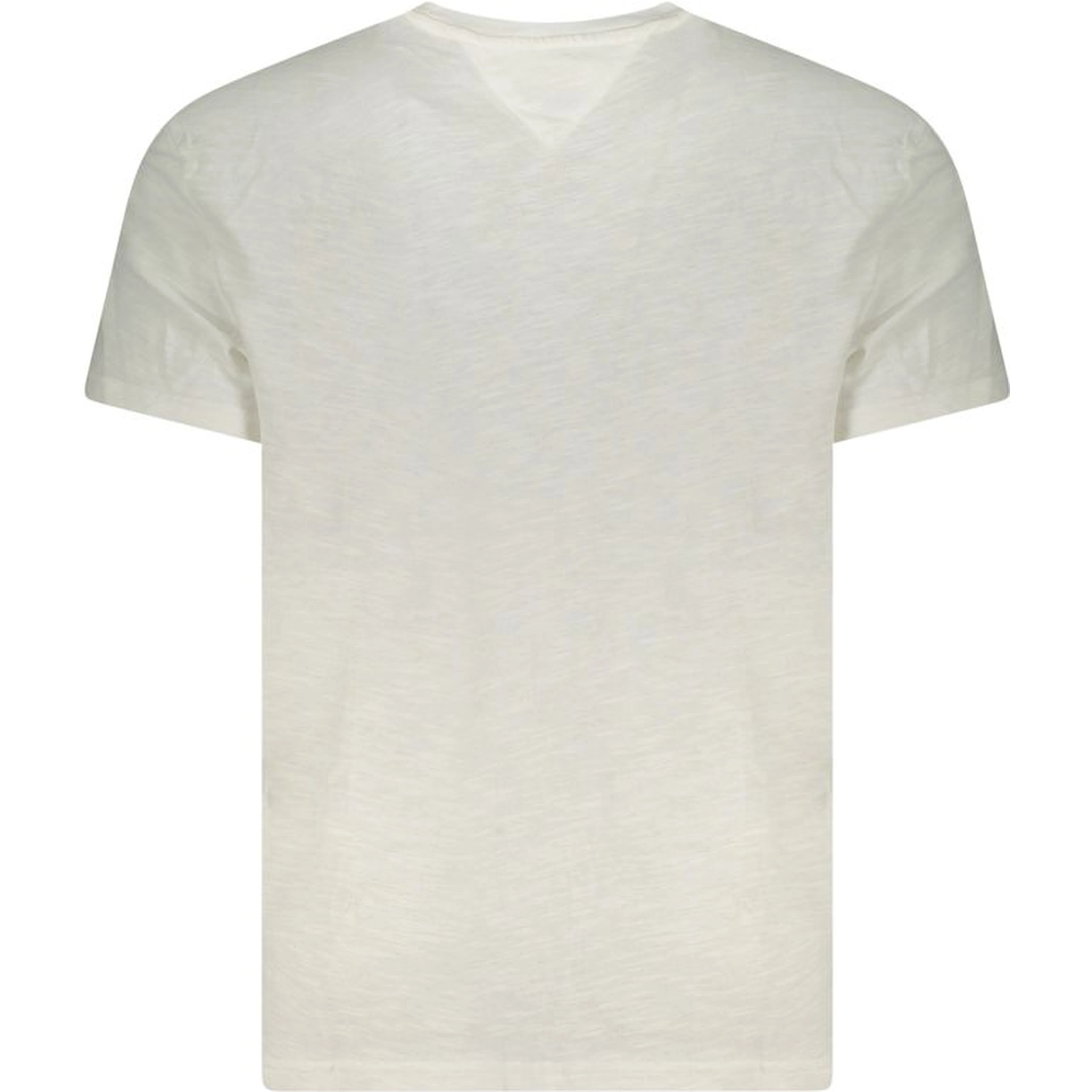 White Cotton Men T-Shirt
