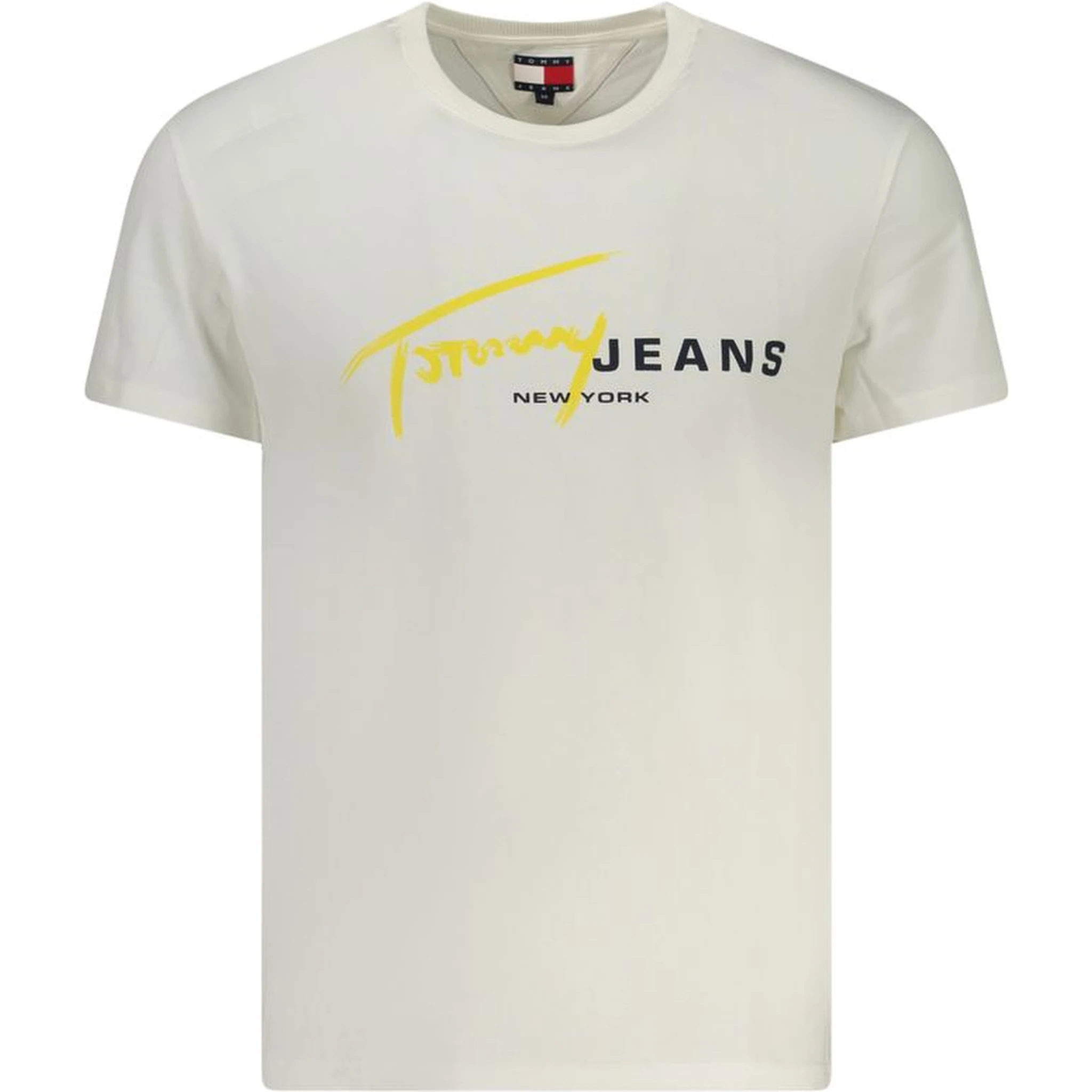 White Cotton Men T-Shirt