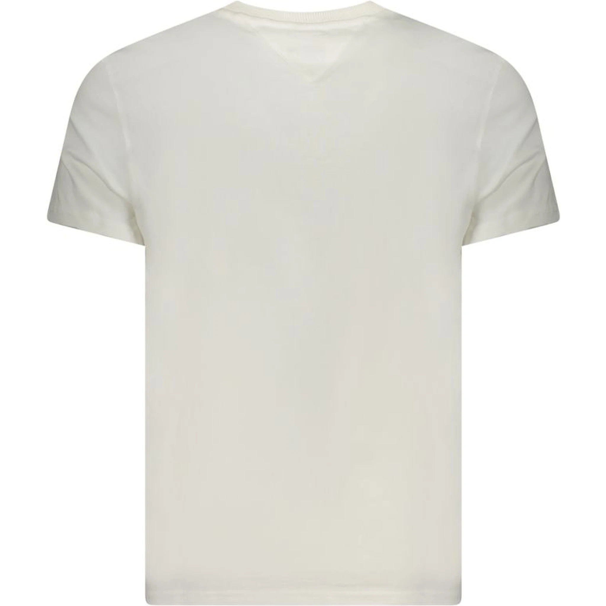 White Cotton Men T-Shirt