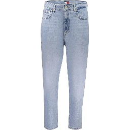 Ultra High Mom Jeans in blue cotton.