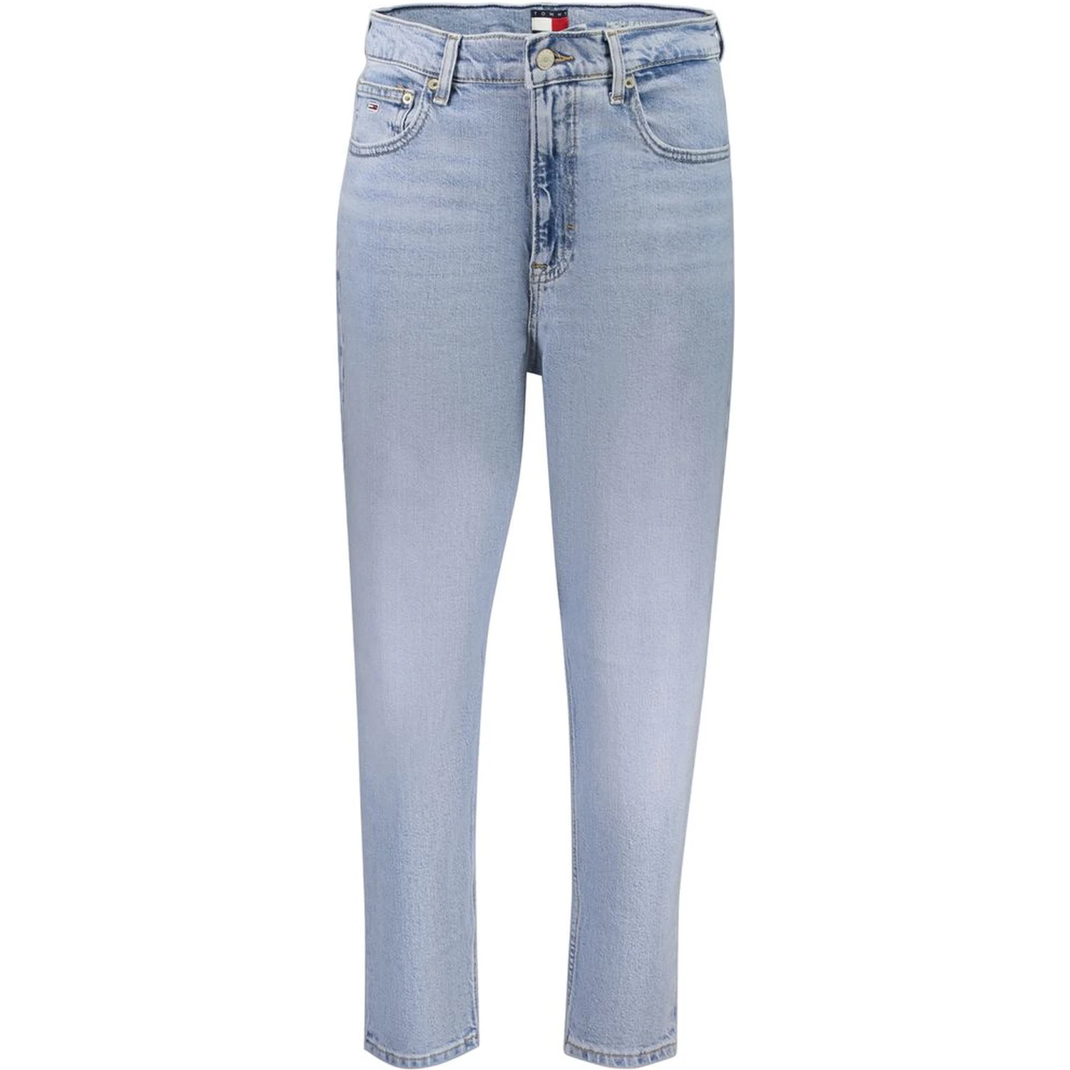Ultra High Mom Jeans in blue cotton.