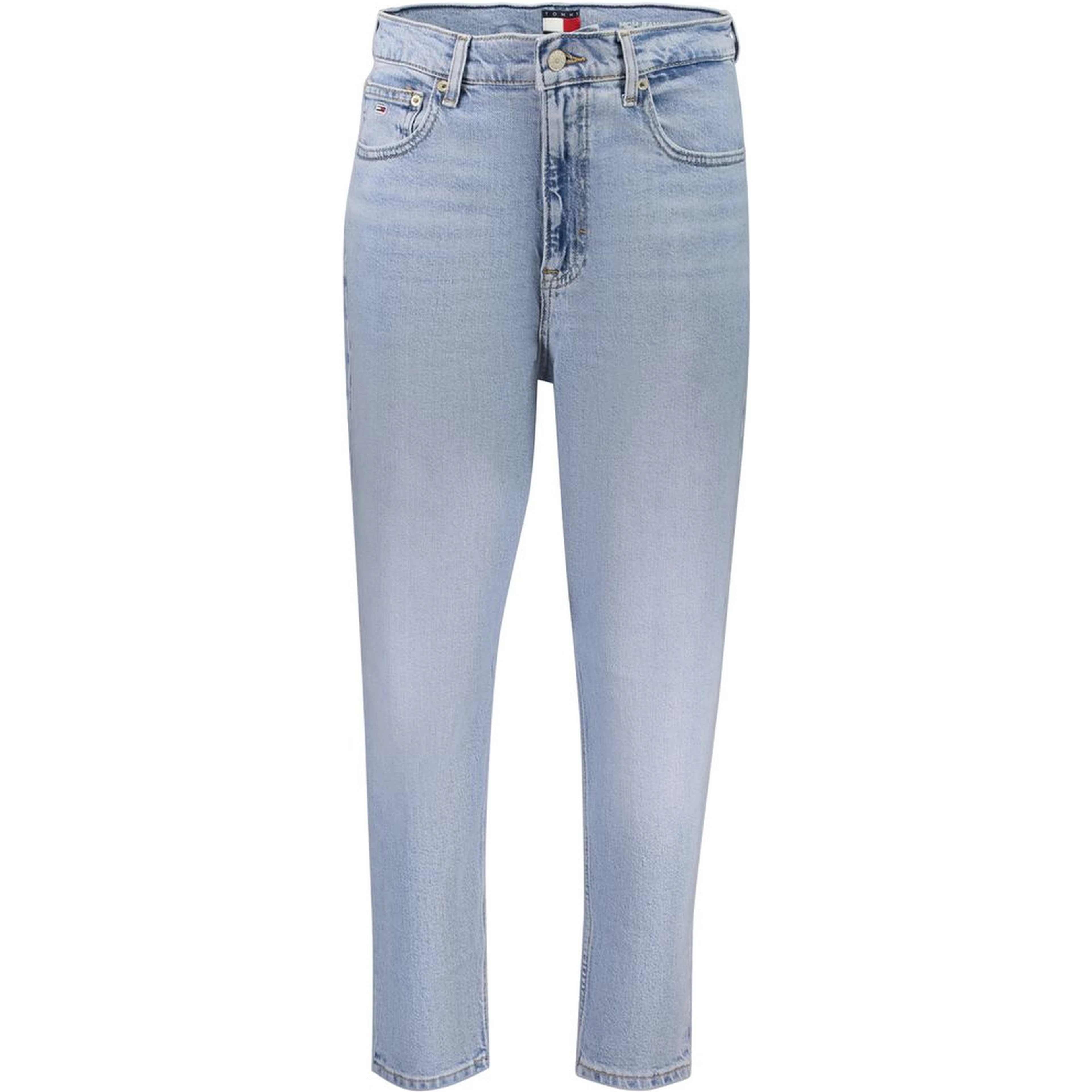 Ultra High Mom Jeans in blue cotton.