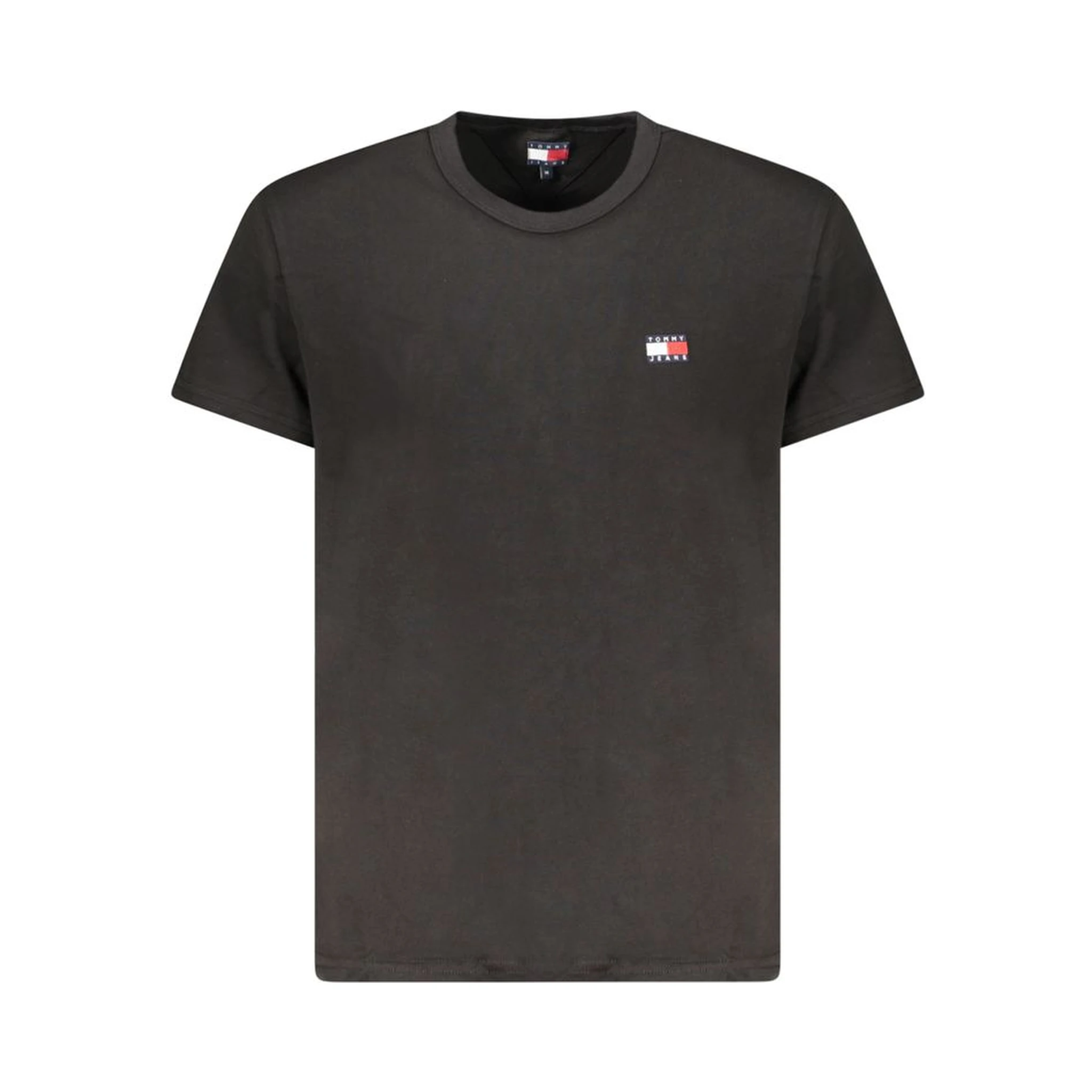 Black Cotton Men T-Shirt