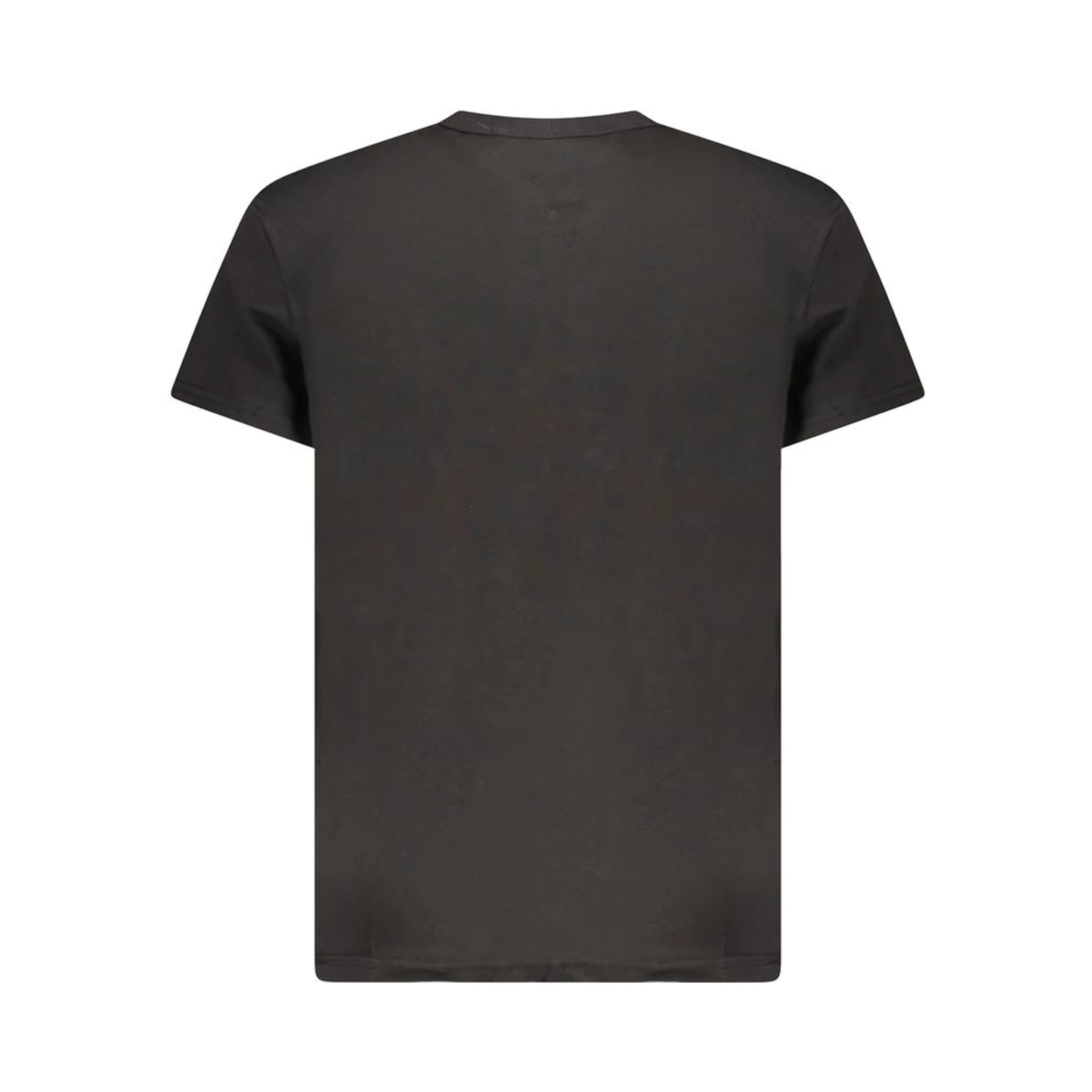 Black Cotton Men T-Shirt