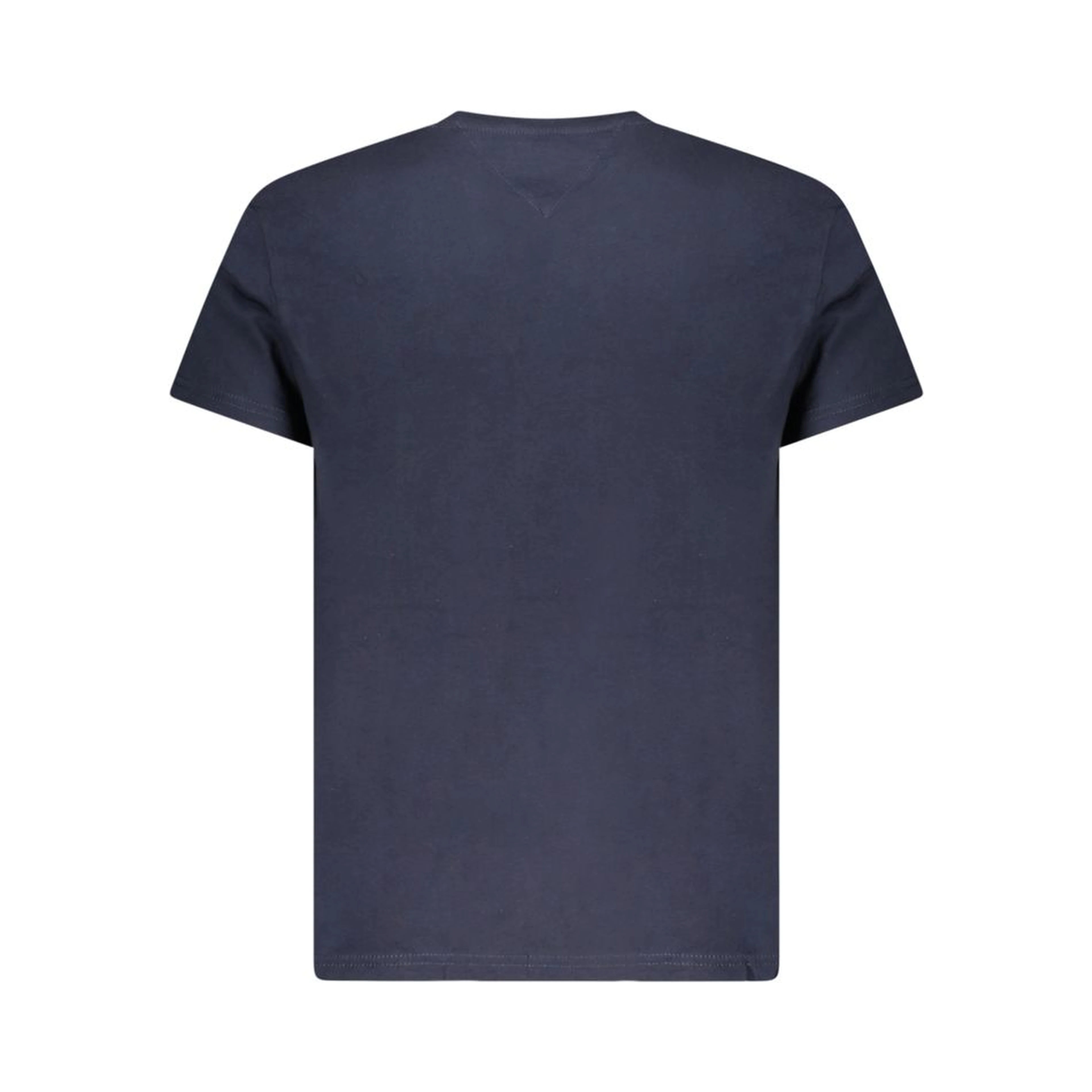 Blue Cotton Men T-Shirt
