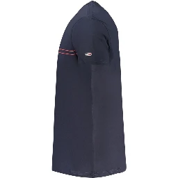 تيشيرت رجالي أزرق من القطن