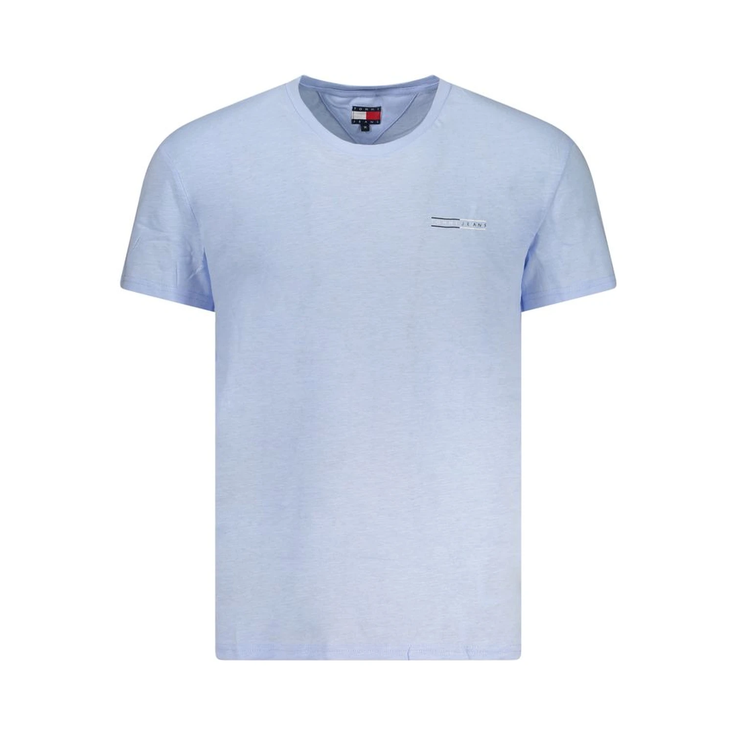 Blue Cotton Men T-Shirt