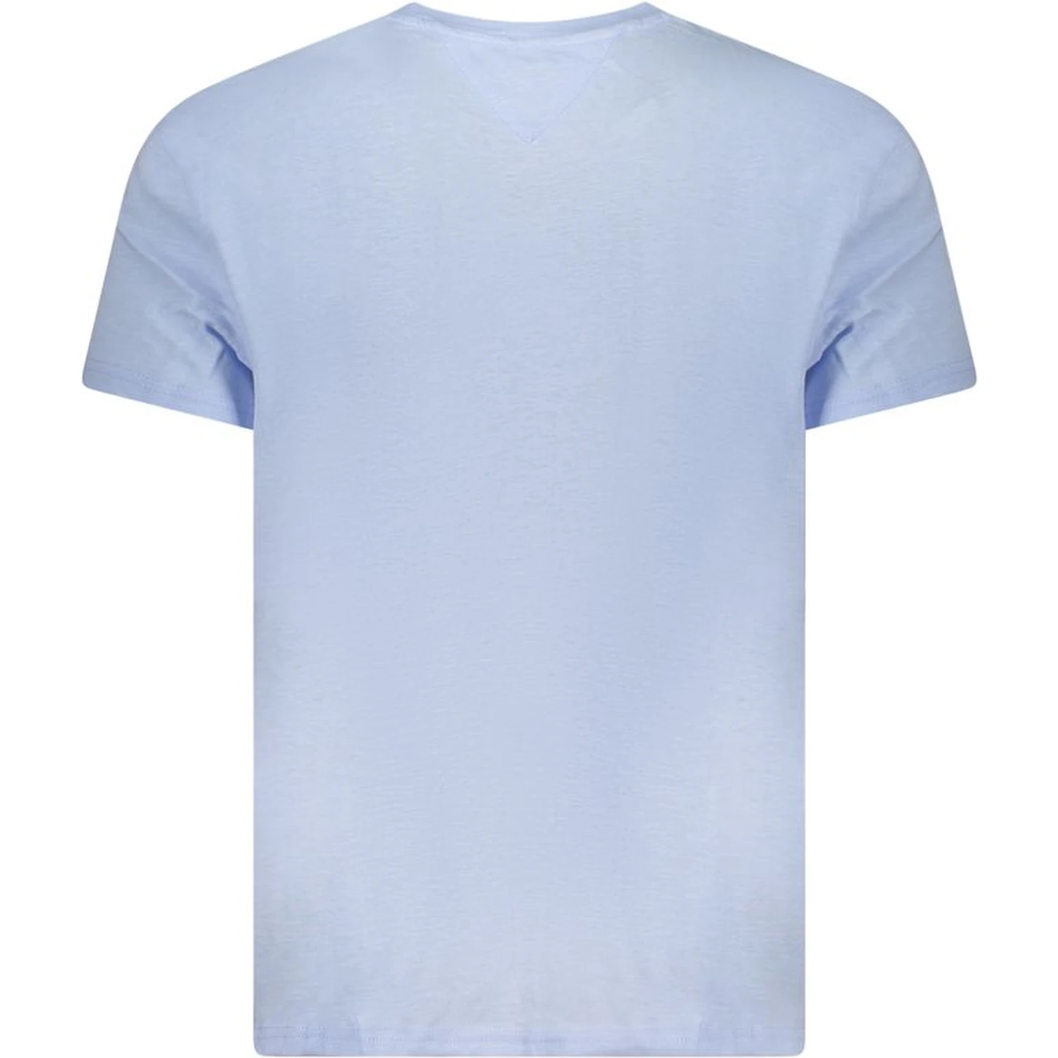 Blue Cotton Men T-Shirt