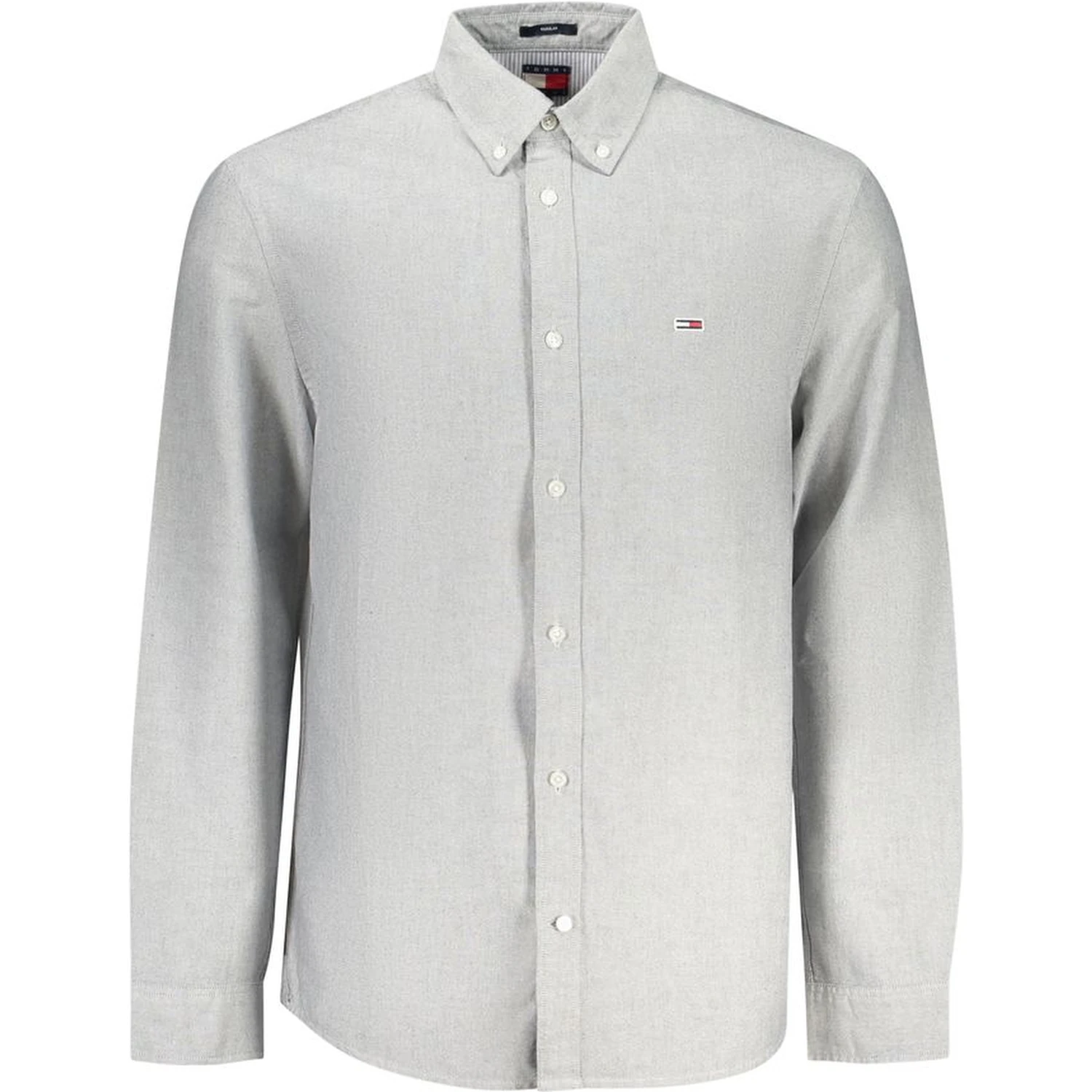 Gray Cotton Men Shirt
