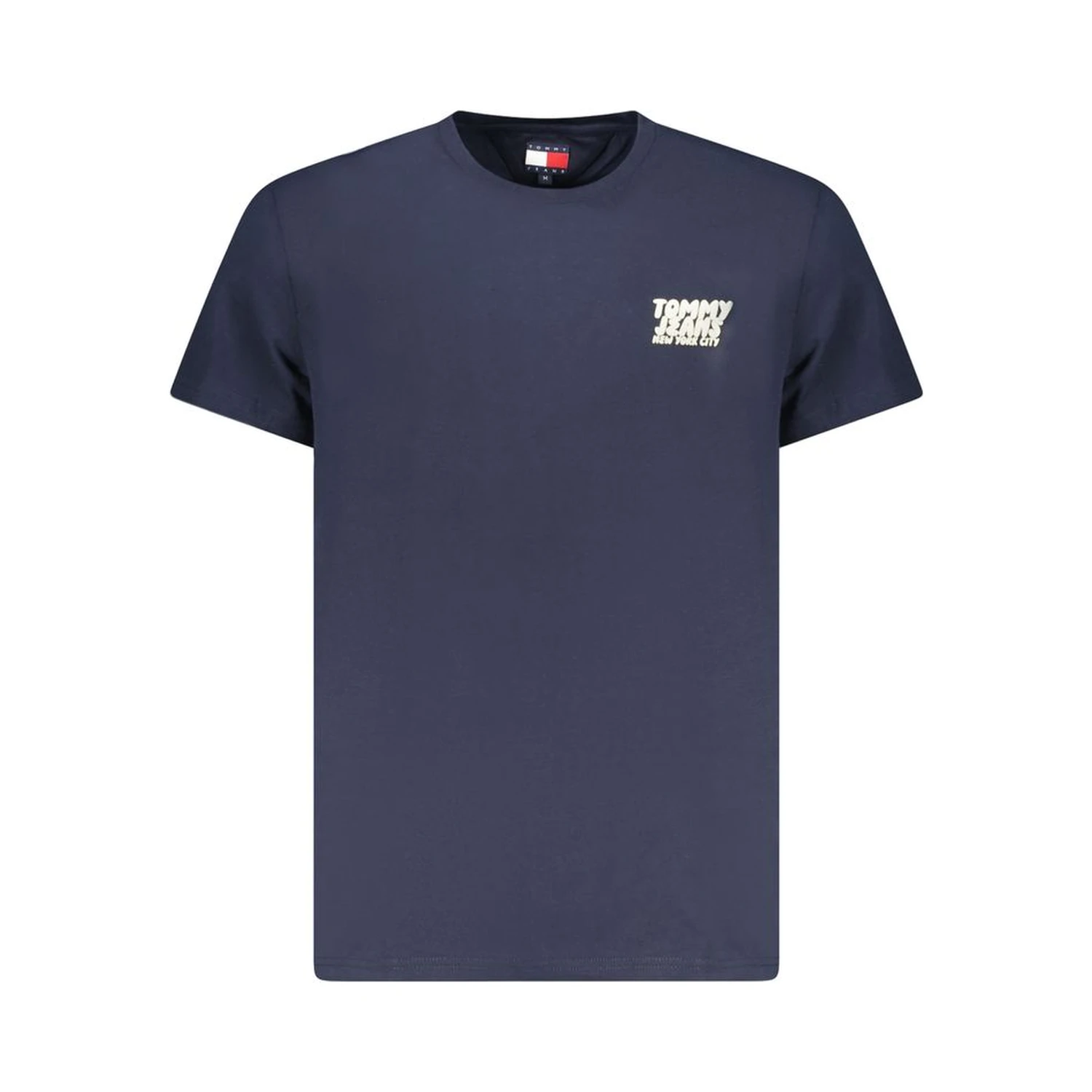 Blue Cotton Men T-Shirt