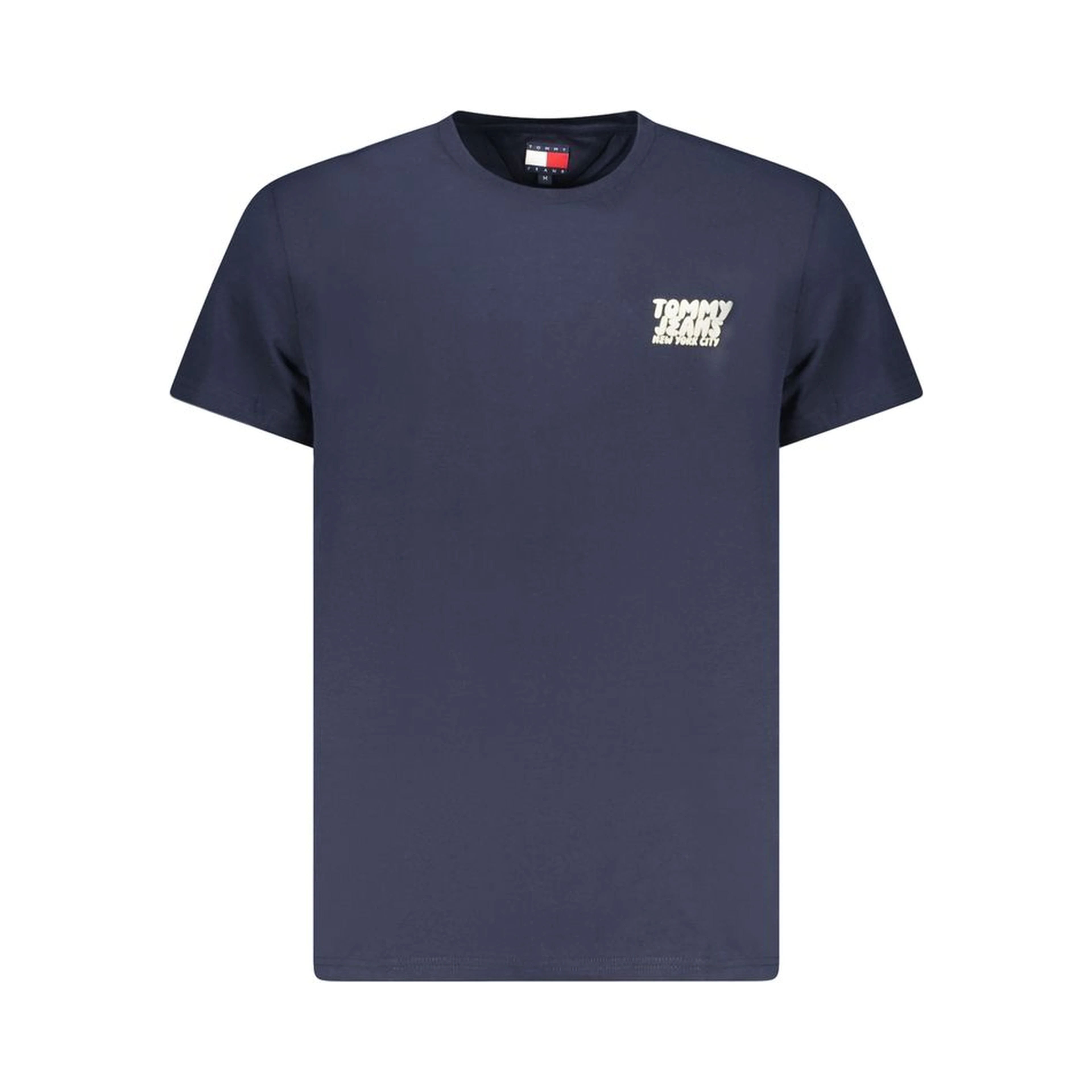 Blue Cotton Men T-Shirt
