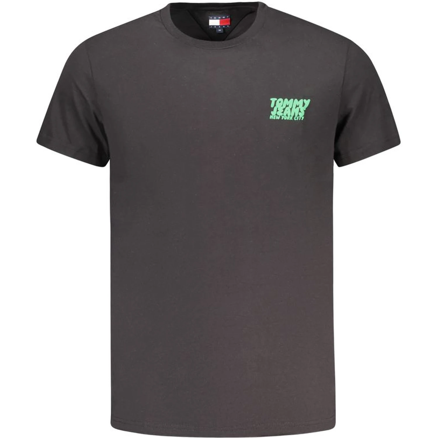 Black Cotton Men T-Shirt