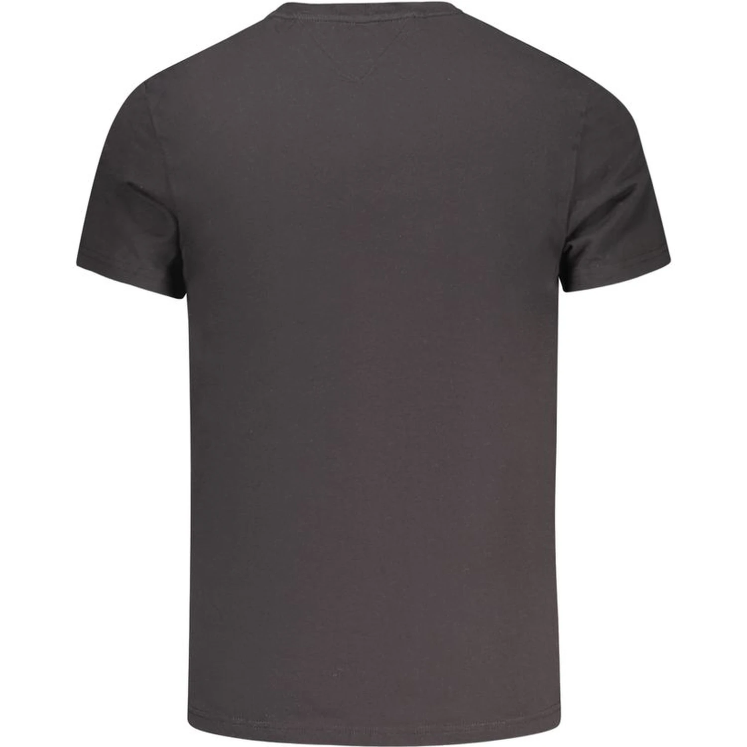 Black Cotton Men T-Shirt