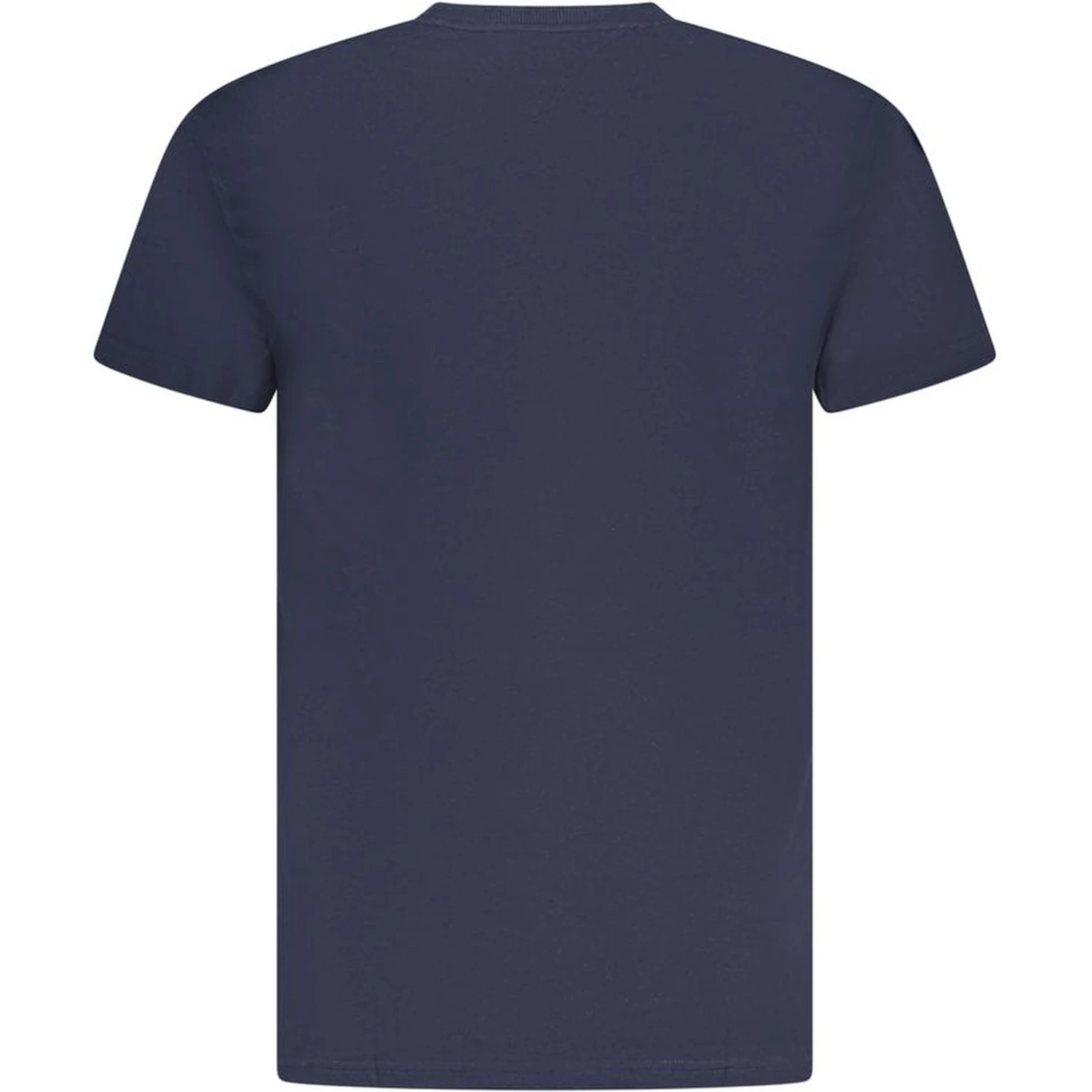 Blue Cotton Men T-Shirt