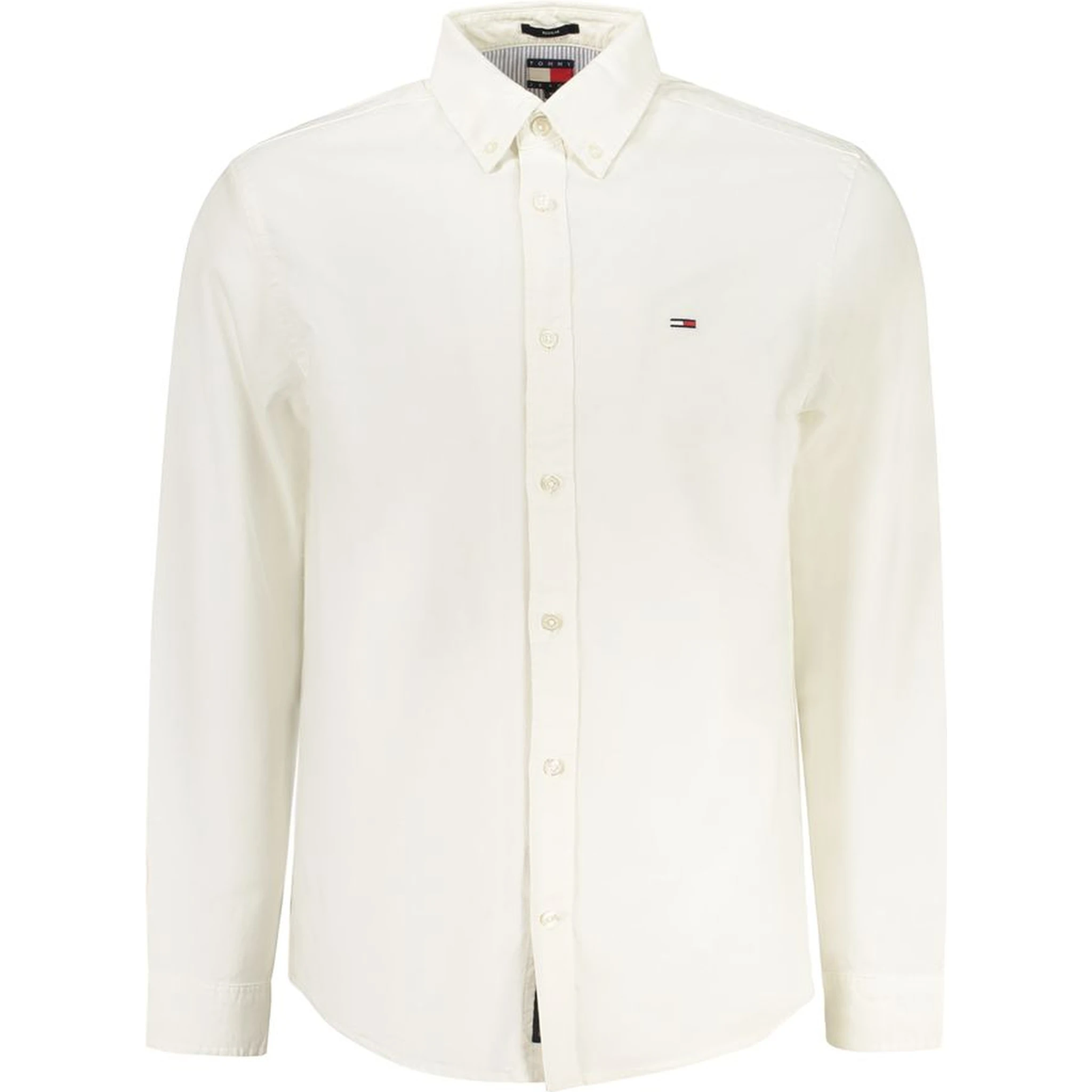 White Cotton Men Shirt