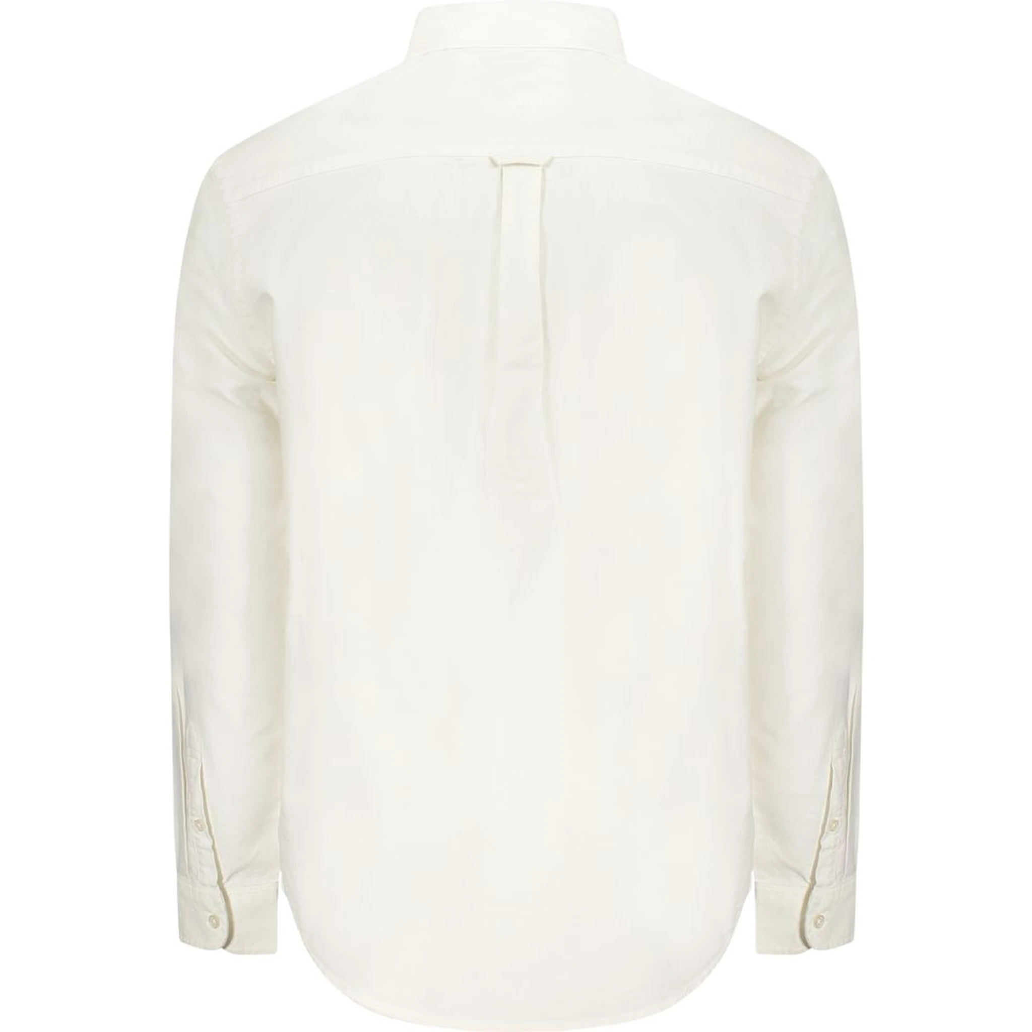 White Cotton Men Shirt