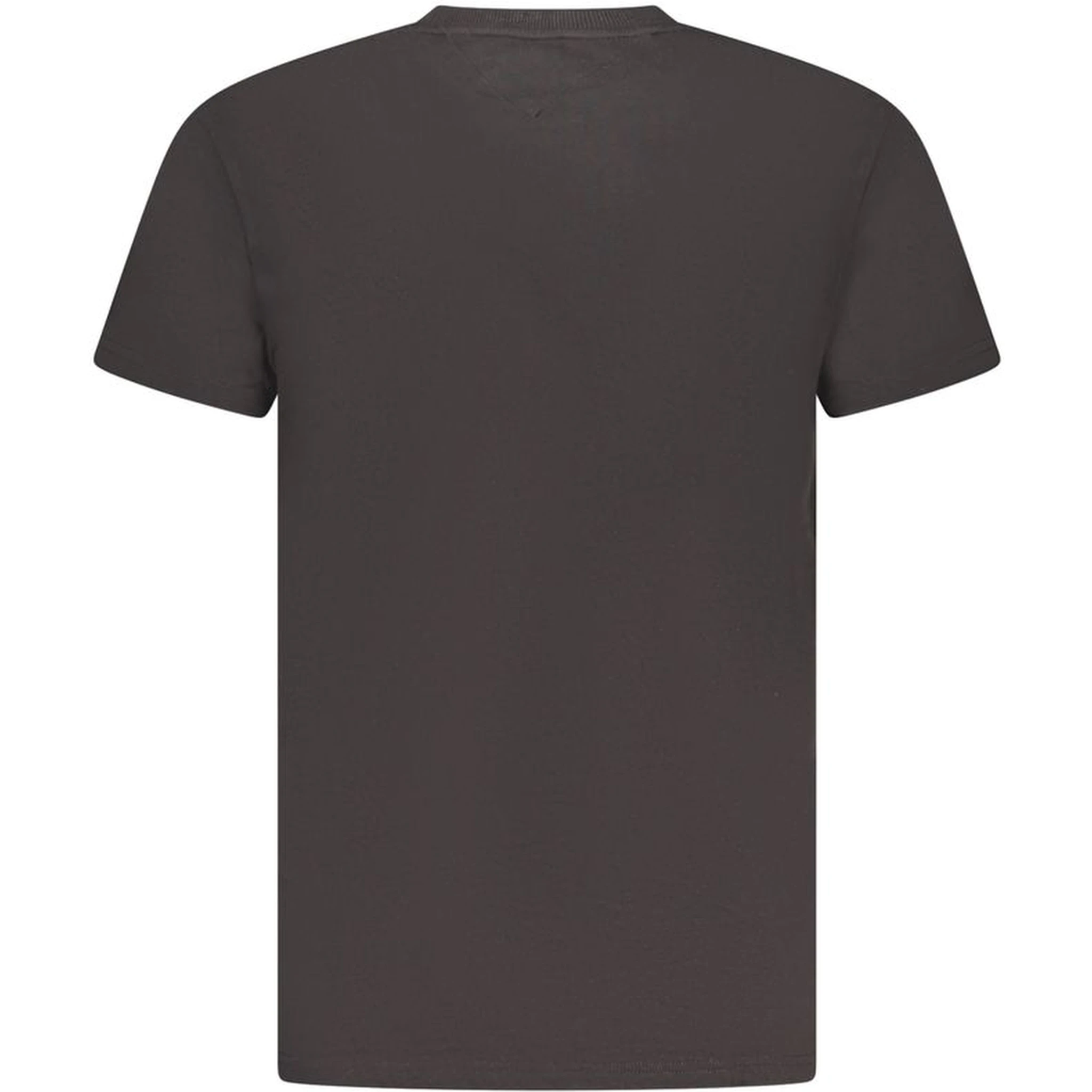 Black Cotton Men T-Shirt