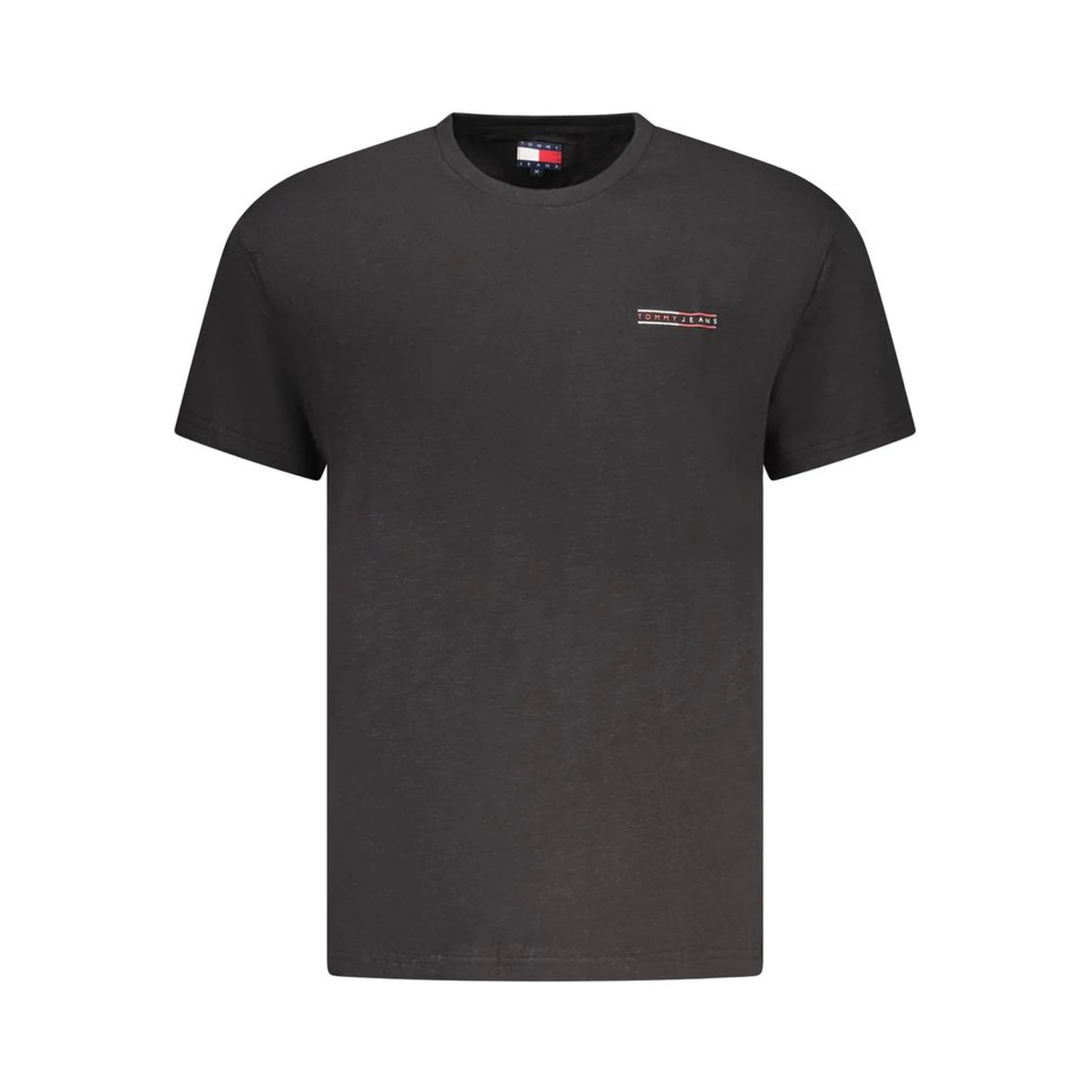 Black Cotton Men T-Shirt