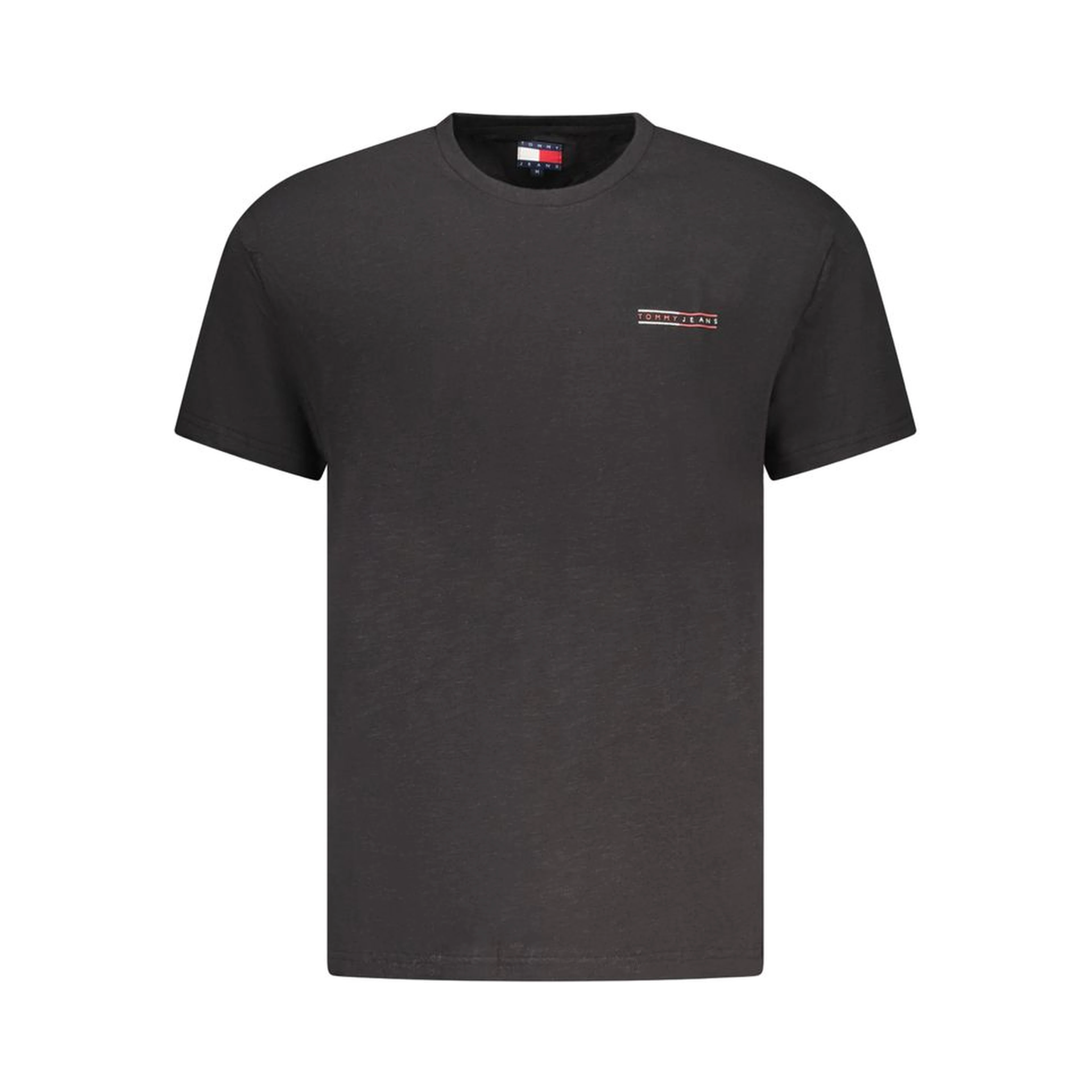 Black Cotton Men T-Shirt