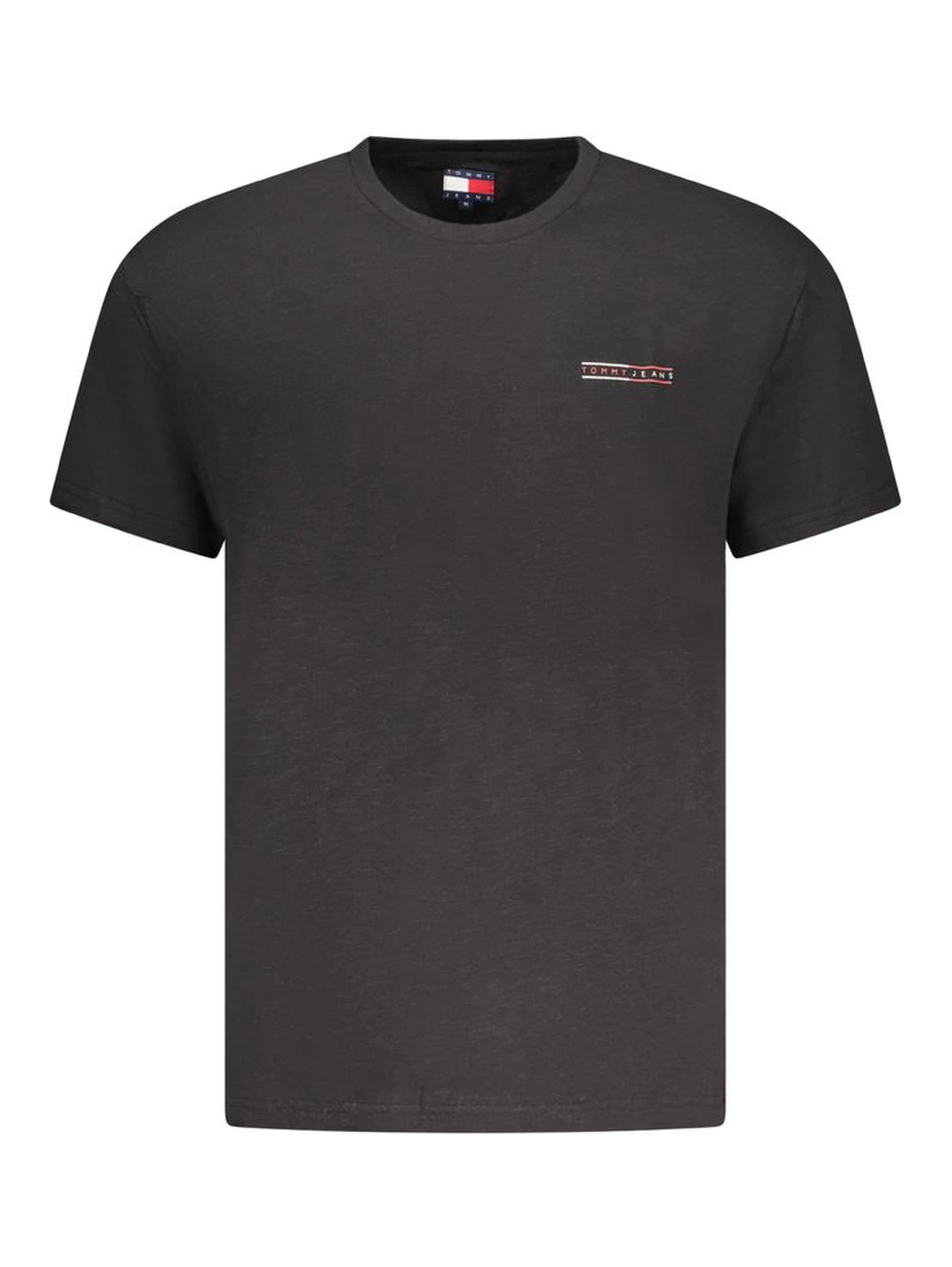 Black Cotton Men T-Shirt