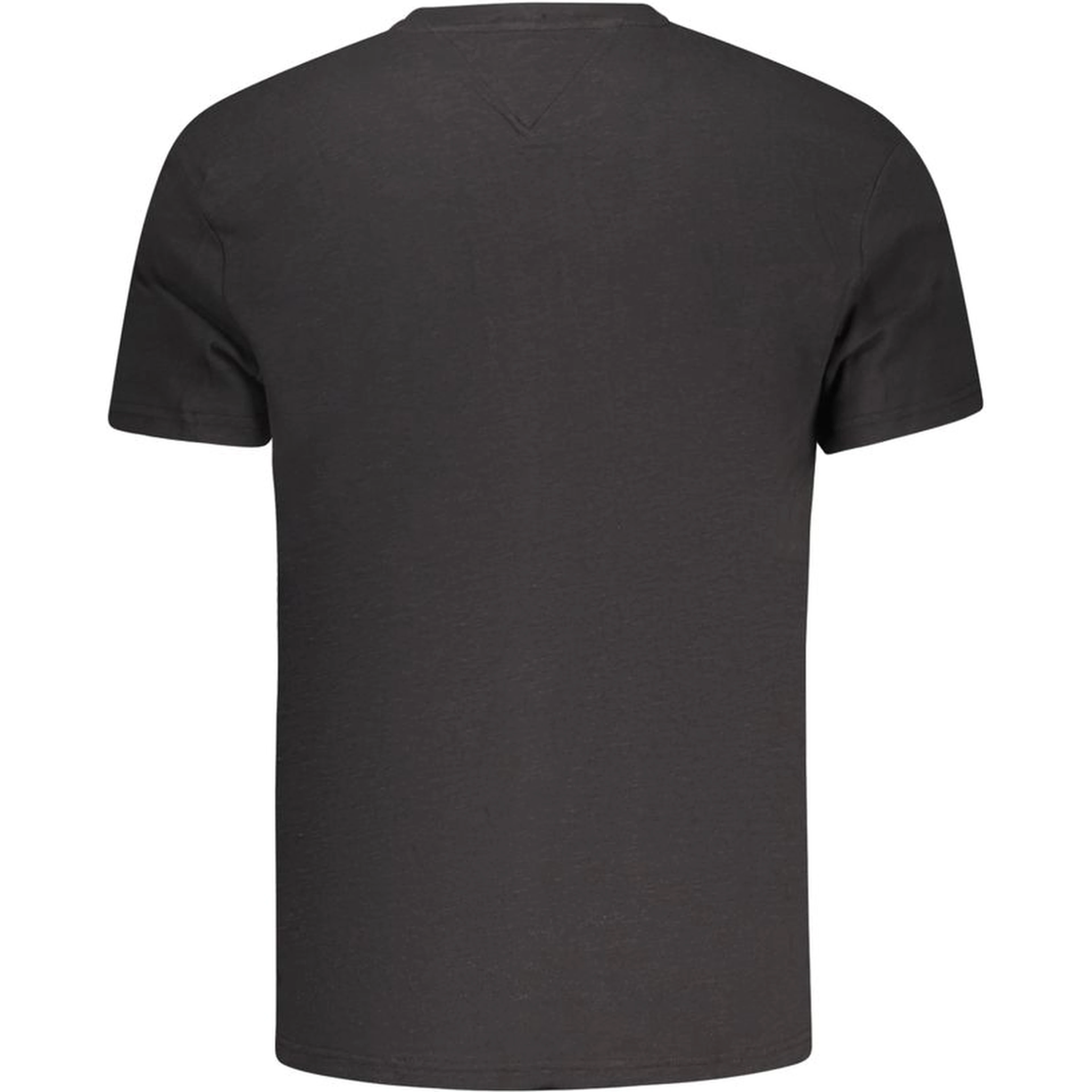 Black Cotton Men T-Shirt