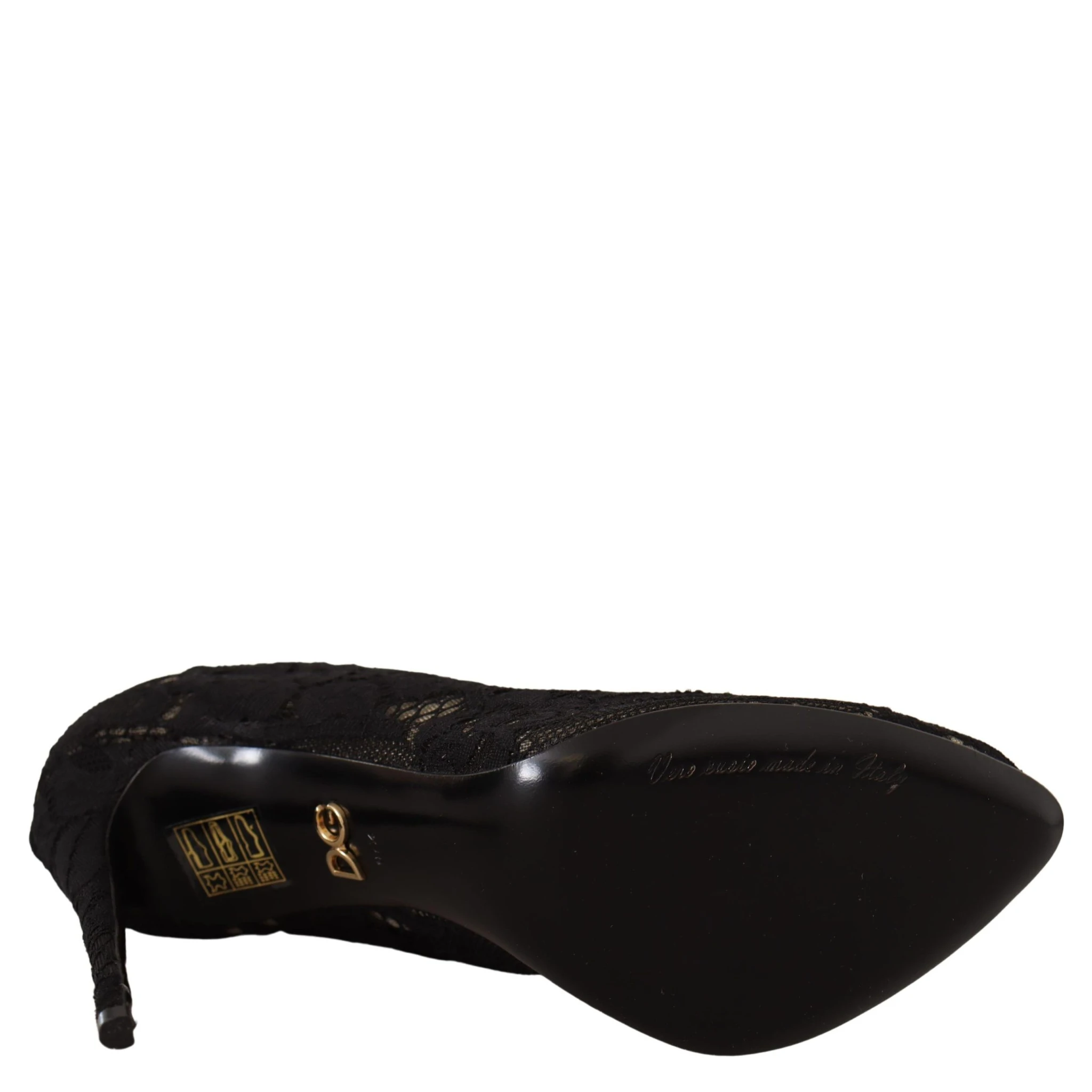 Black Stretch Socks Taormina Lace Boots Shoes