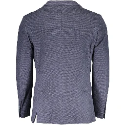 Blue Cotton Blazer Jacket