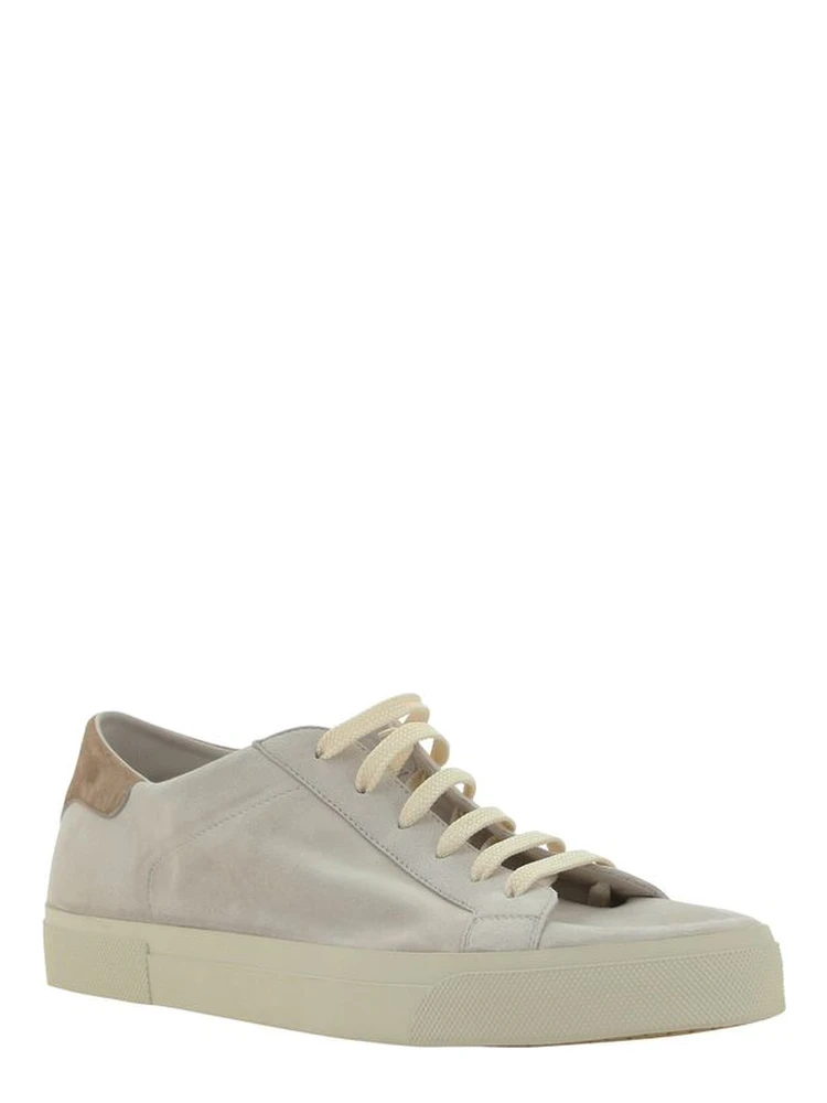Cream White Leather Sneakers alternative
