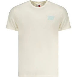 Beige Cotton Men T-Shirt