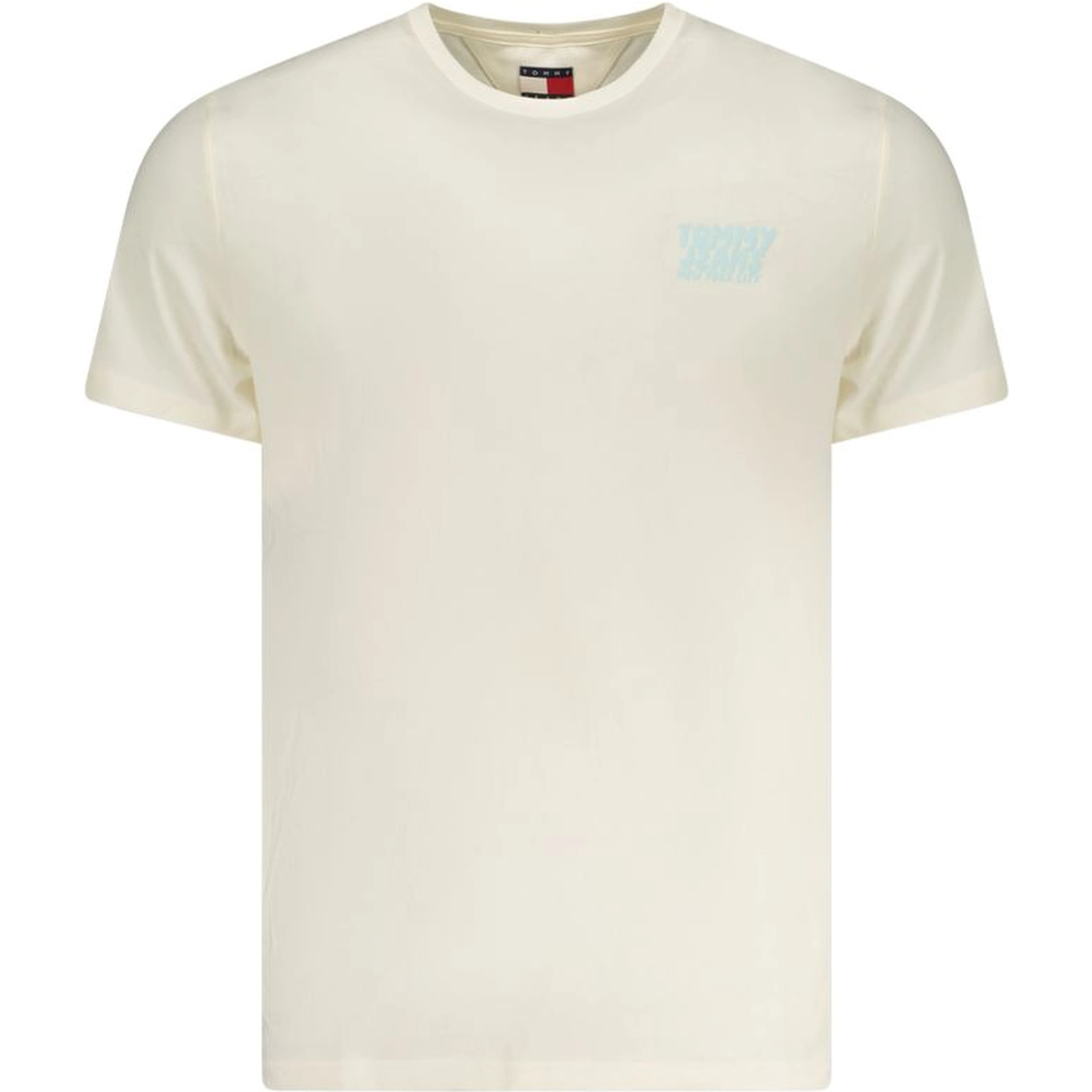 Beige Cotton Men T-Shirt