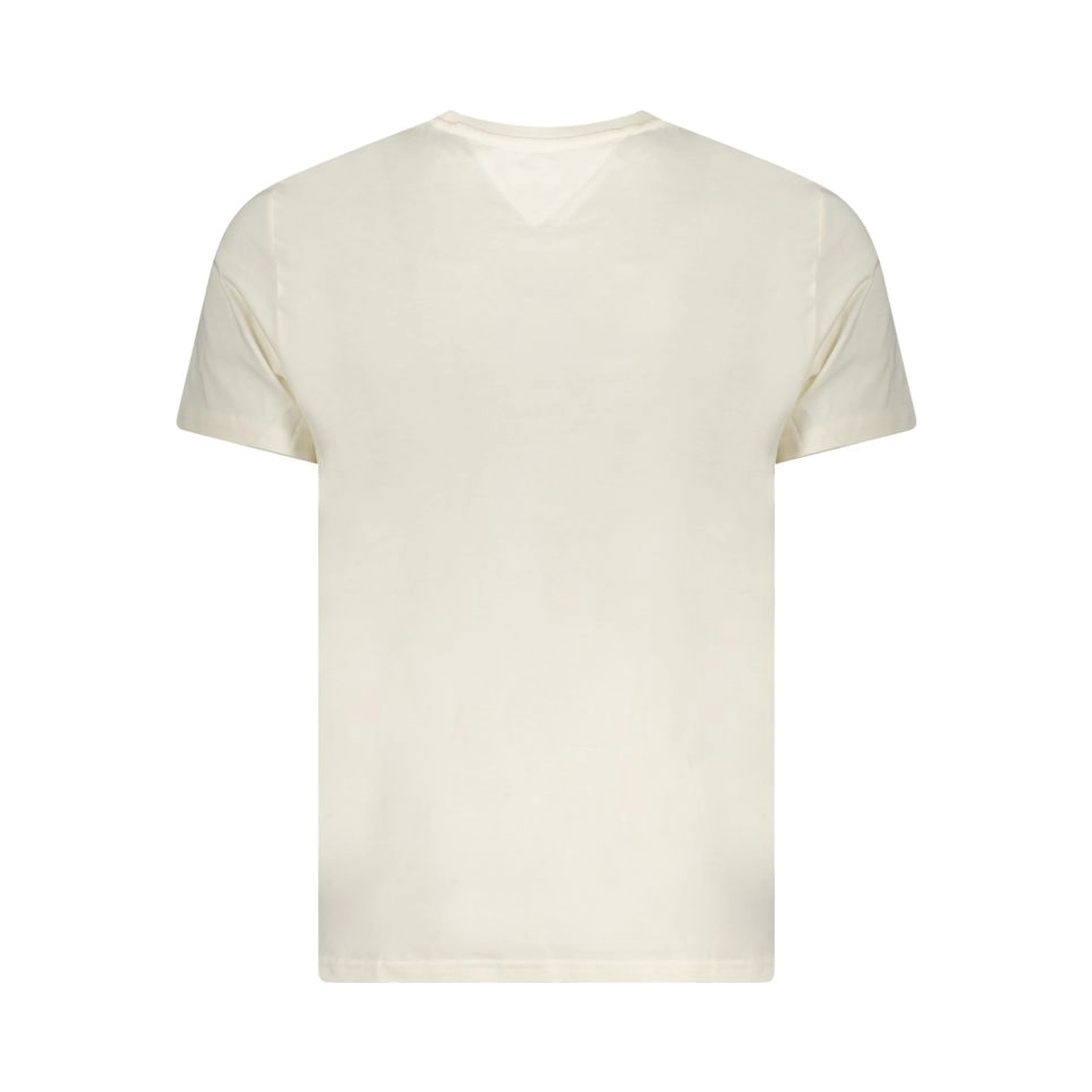 Beige Cotton Men T-Shirt