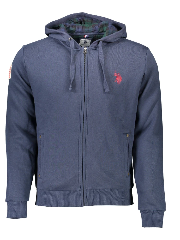 Blue Cotton Sweatshirt