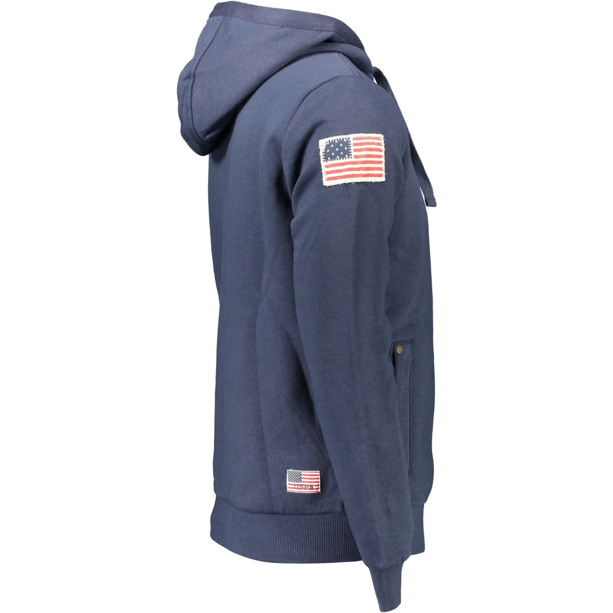 سويت شيرت قطني أزرق