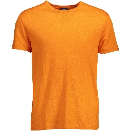 Orange Linen T-Shirt