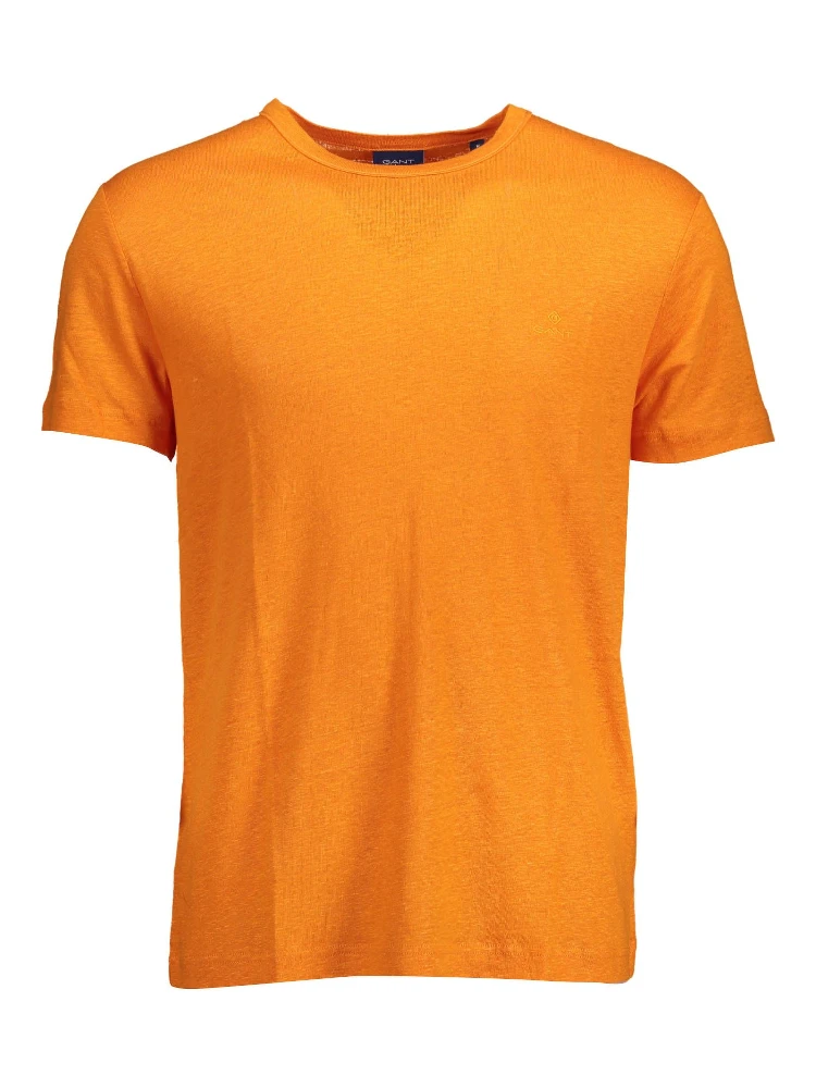 Orange Linen T-Shirt