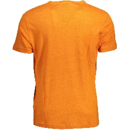 Orange Linen T-Shirt