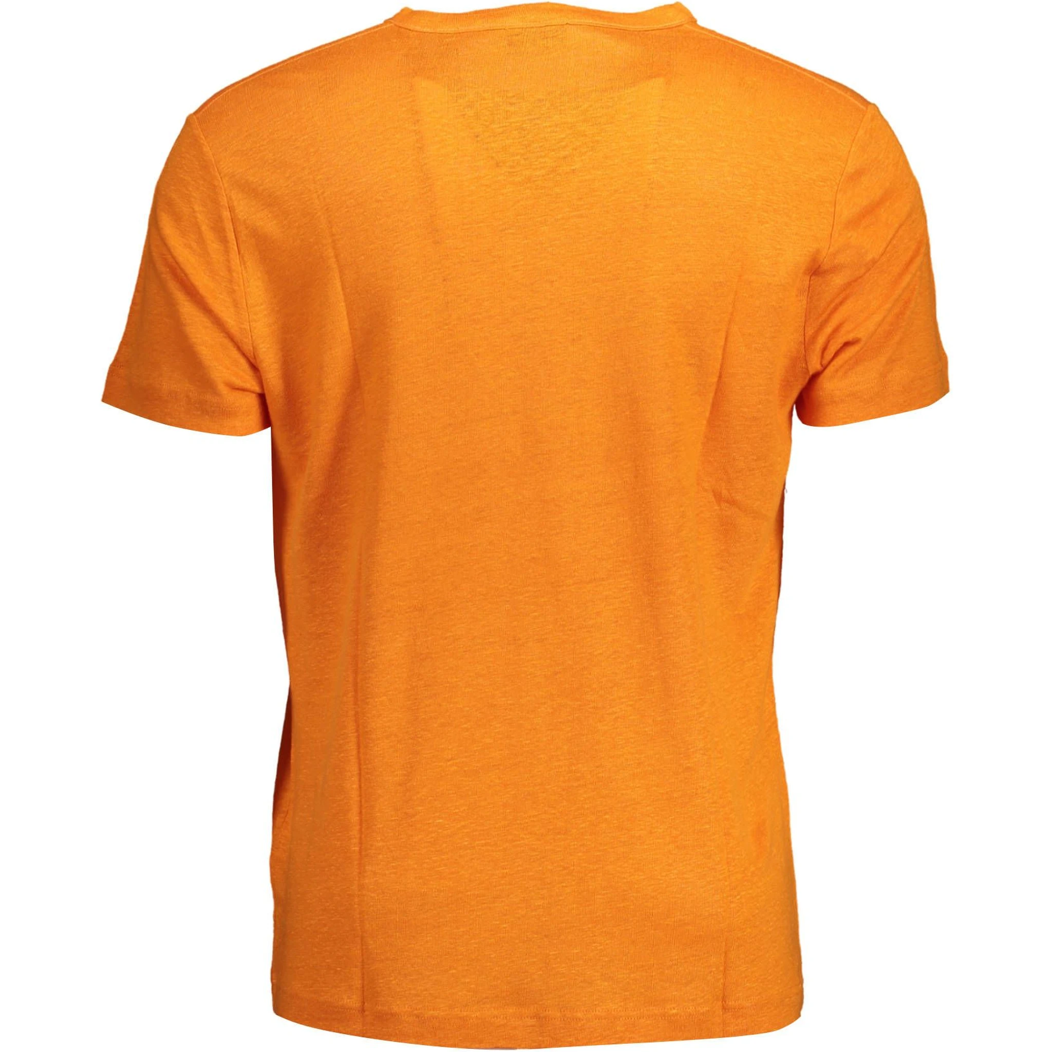 Orange Linen T-Shirt