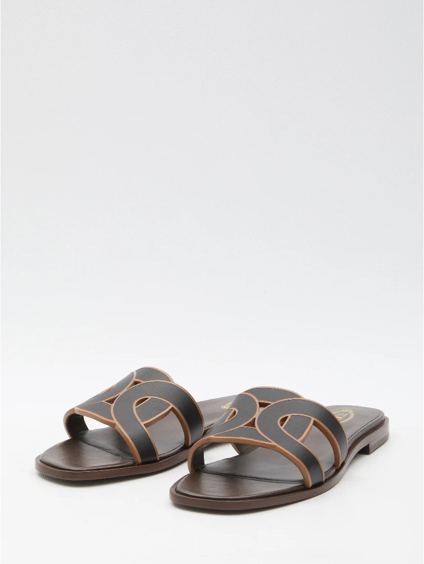 Leather sandals